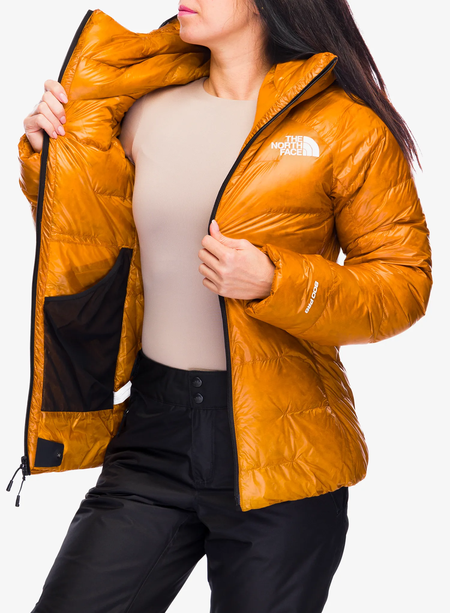 Ženska puhovka The North Face Summit Pumori Down Parka - iron citrus