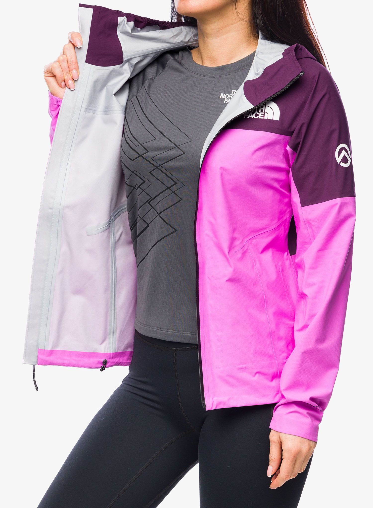 Ženska jakna za tek The North Face Summit Superior FUTURELIGHT Jacket - purple/flame