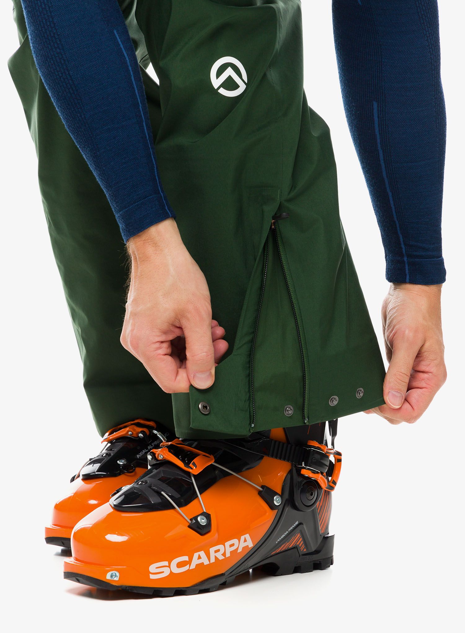 Nepremočljive hlače The North Face Summit Tsirku GTX Pro Bib - pine needle