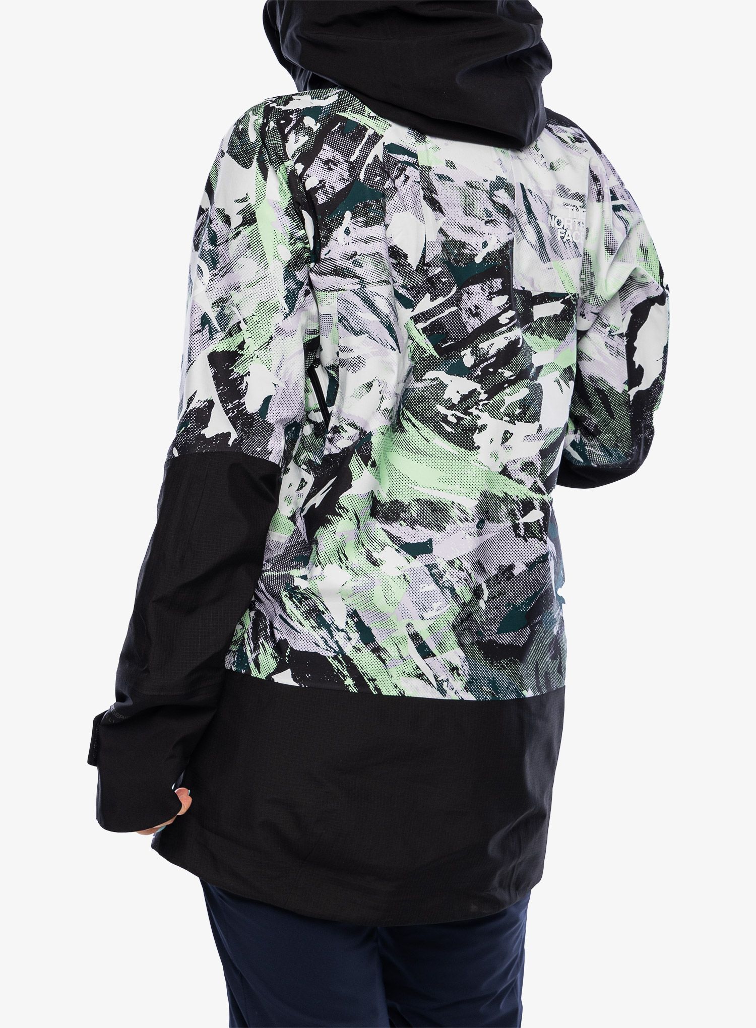 Ženska jakna The North Face Summit Verbier Futurelight Jacket - ptngrnsmtmtscprint/tnfblk