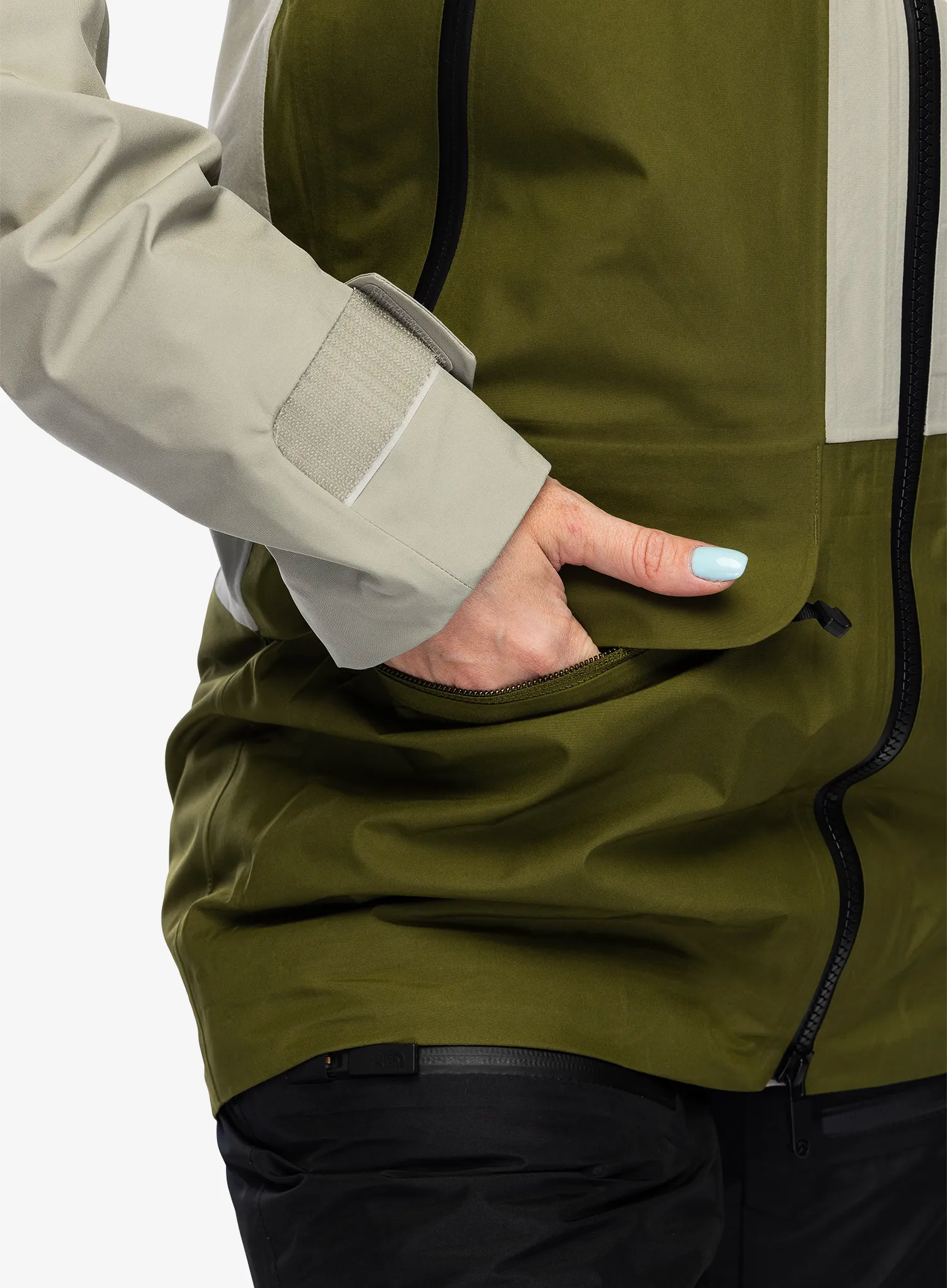 Ženske GORE-TEX jakna The North Face Summit Verbier GTX Jacket - clay grey/forest olive