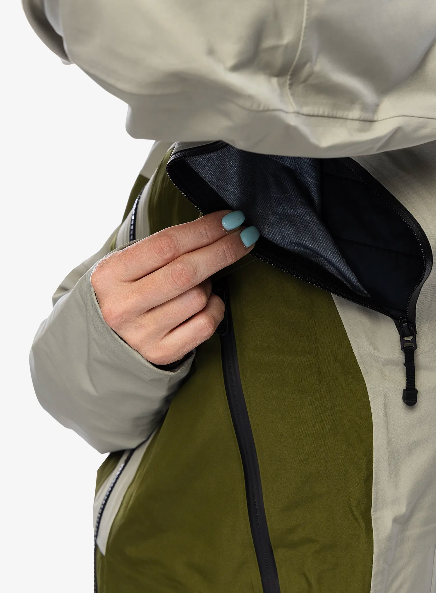 Ženske GORE-TEX jakna The North Face Summit Verbier GTX Jacket - clay grey/forest olive