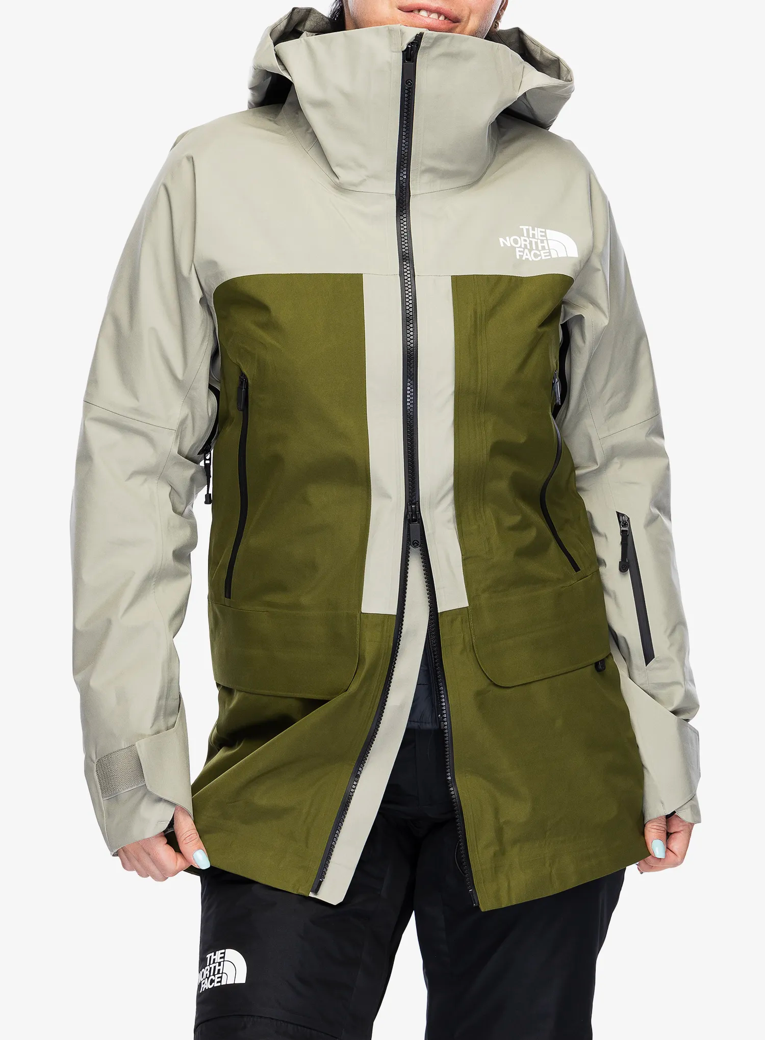 Ženske GORE-TEX jakna The North Face Summit Verbier GTX Jacket - clay grey/forest olive