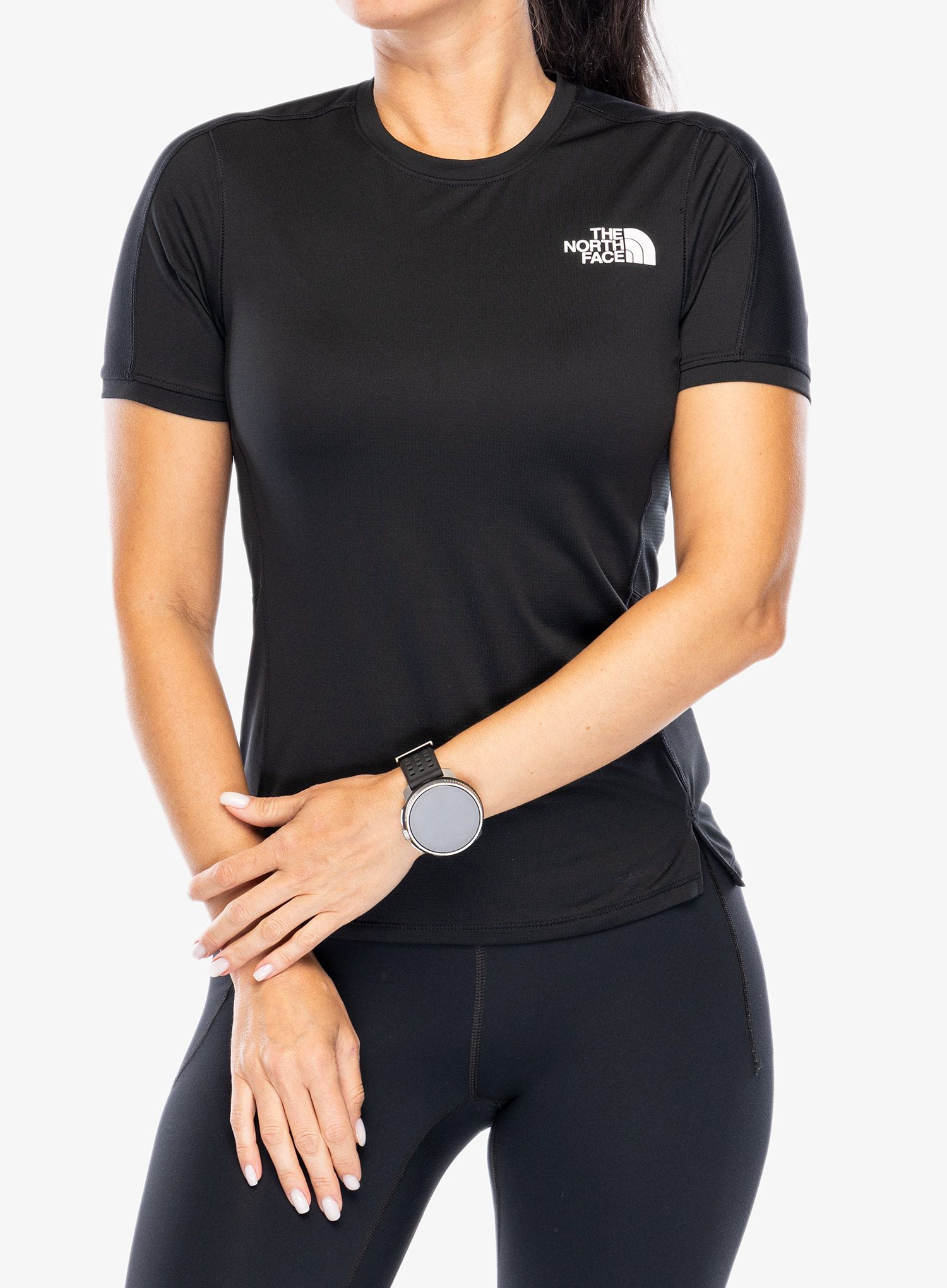Ženska tekaška majica The North Face Sunriser S/S - tnf black