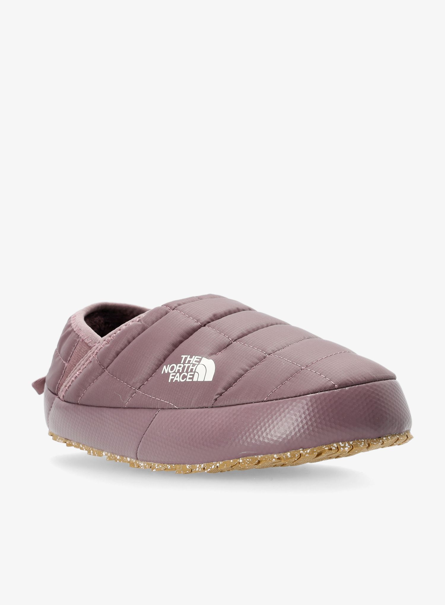Ženski podloženi copati The North Face ThermoBall Traction Mule V - fawn/white