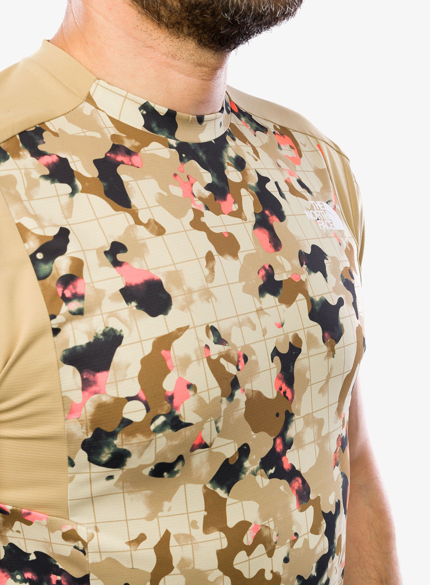 Športna majica The North Face Valday Tee Print - gravel meta camo print