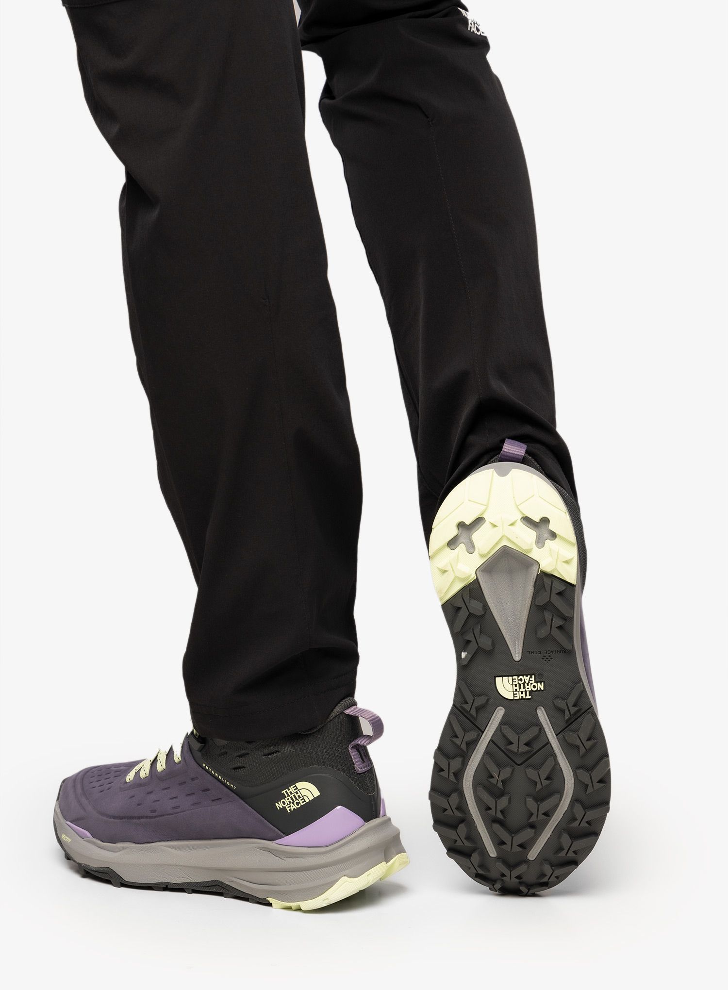 Ženski čevlji The North Face Vectiv Exploris 2 Mid FUTURELIGHT LTHR - lunar/grey