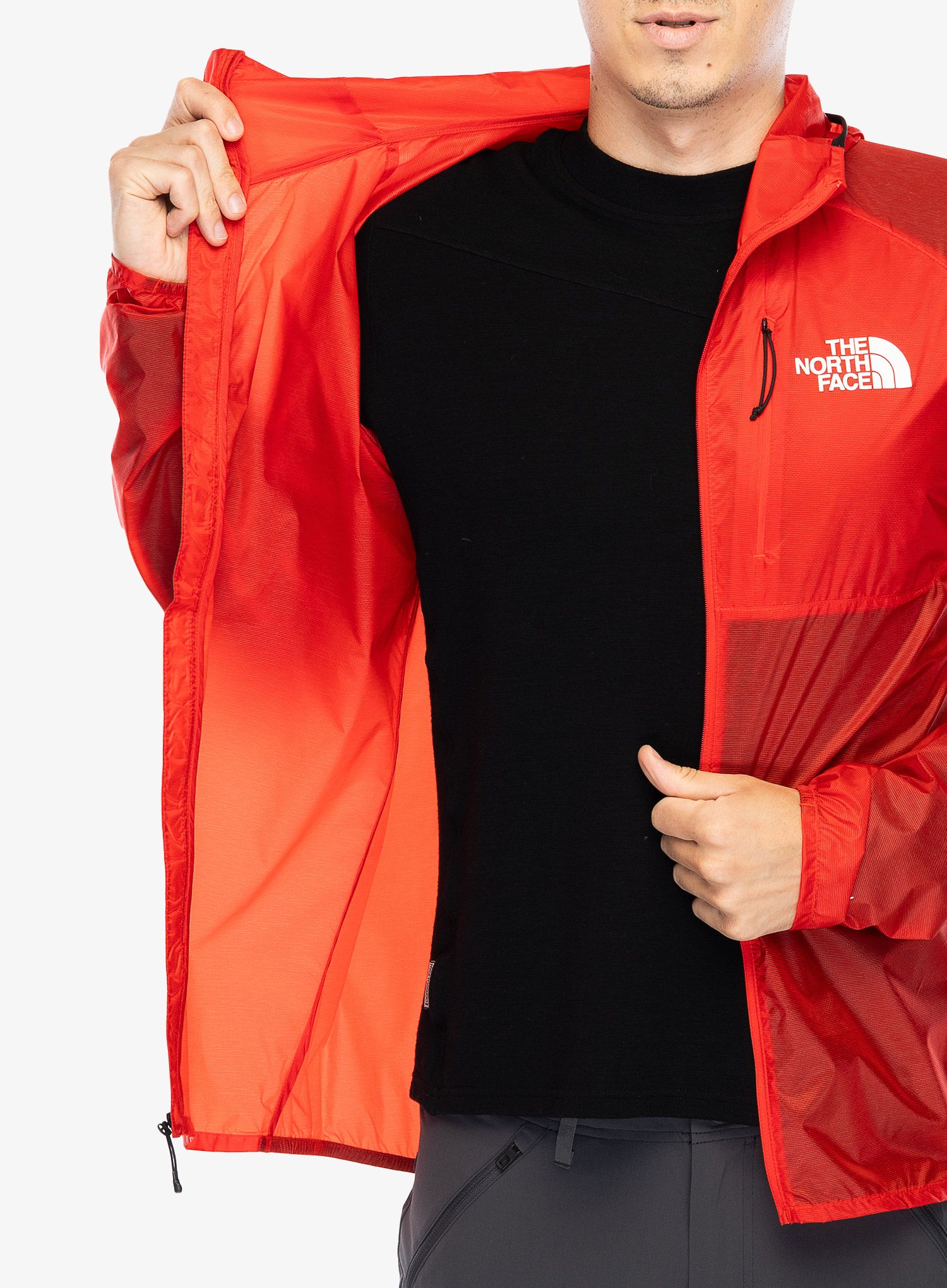 Vetrovka The North Face Windstream Shell - high risk red