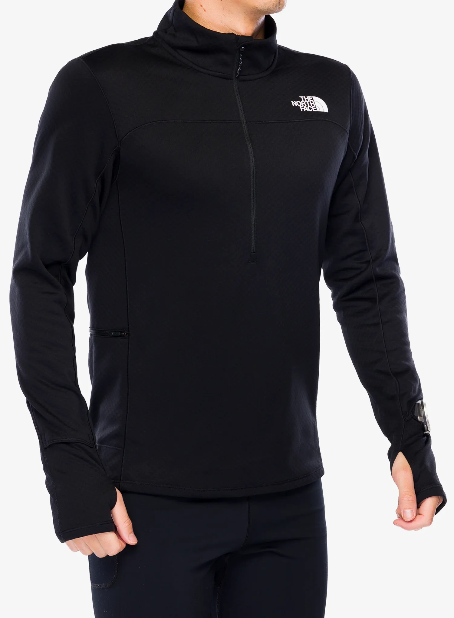 Puloverji brez kapuce The North Face Winter Warm Pro 1/4 Zip - tnf black