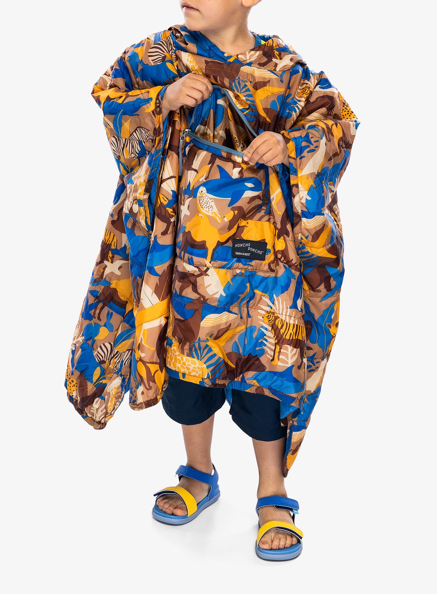 Dežni plašč Therm a Rest Honcho Poncho Kids - animal