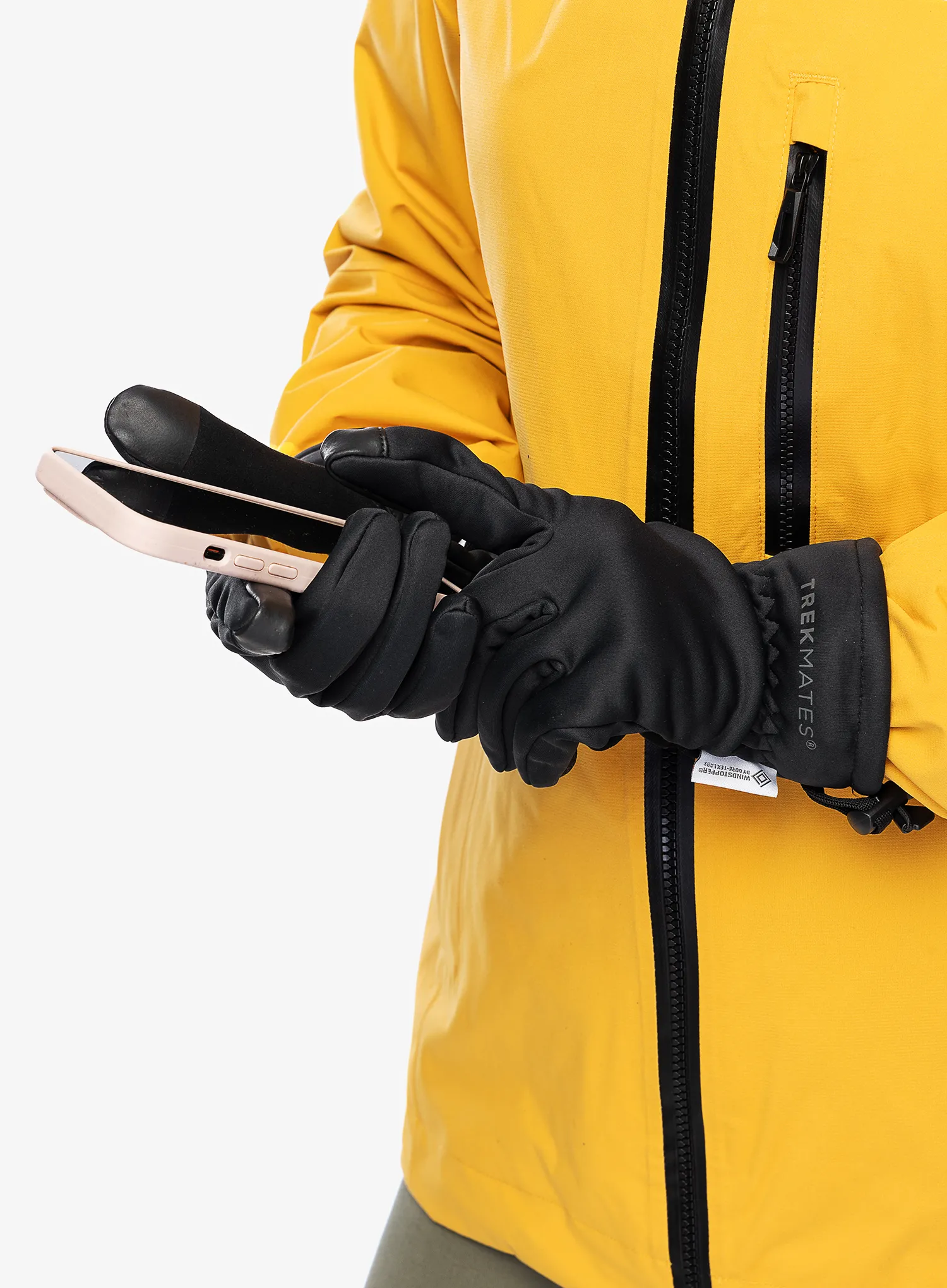 Vetrotesne rokavice Trekmates Rigg Gloves - black