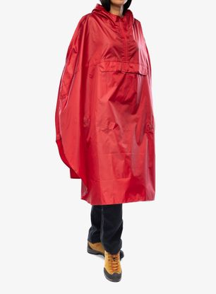 Dežni plašč Trekmates Rove Poncho - chilli pepper