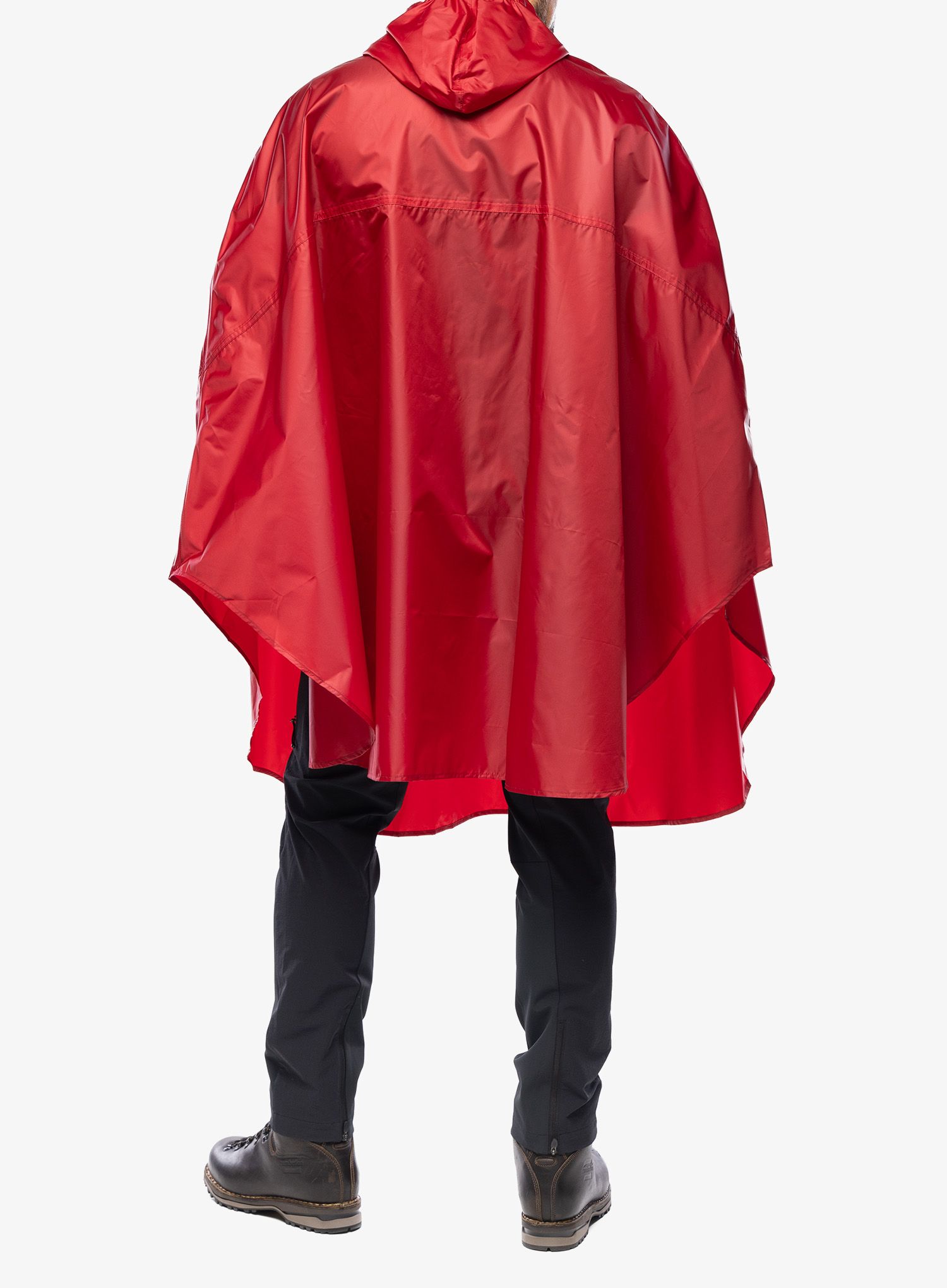 Dežni plašč Trekmates Rove Poncho - chilli pepper