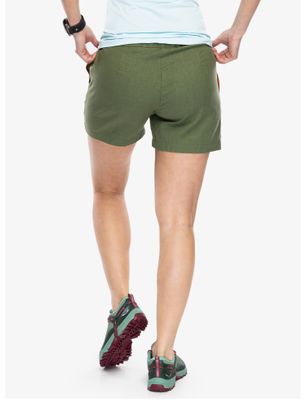Ženske pohodniške kratke hlače Turbat Goa Hemp Shorts - bronze green
