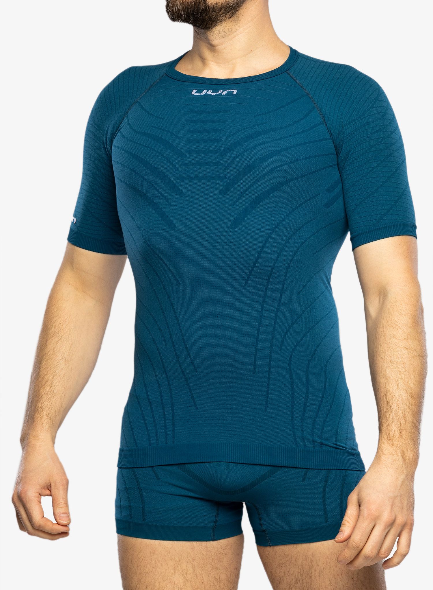 Termo majica UYN Motyon 2.0 UW Shirt SH SL - blue poseidon