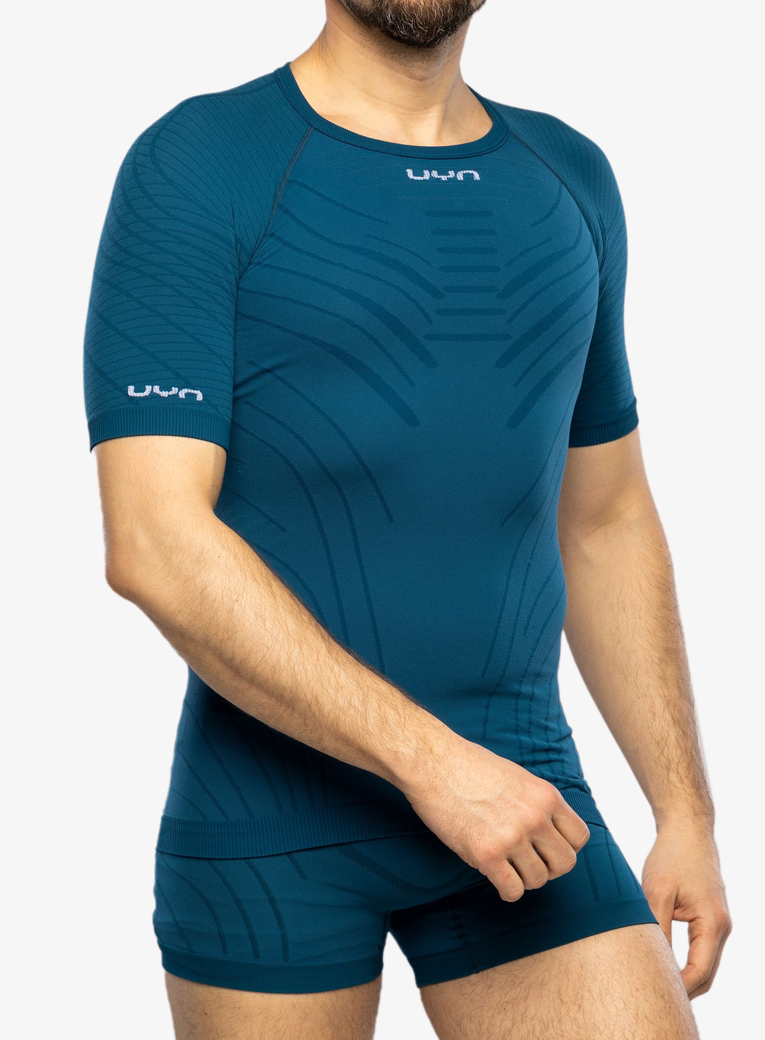 Termo majica UYN Motyon 2.0 UW Shirt SH SL - blue poseidon
