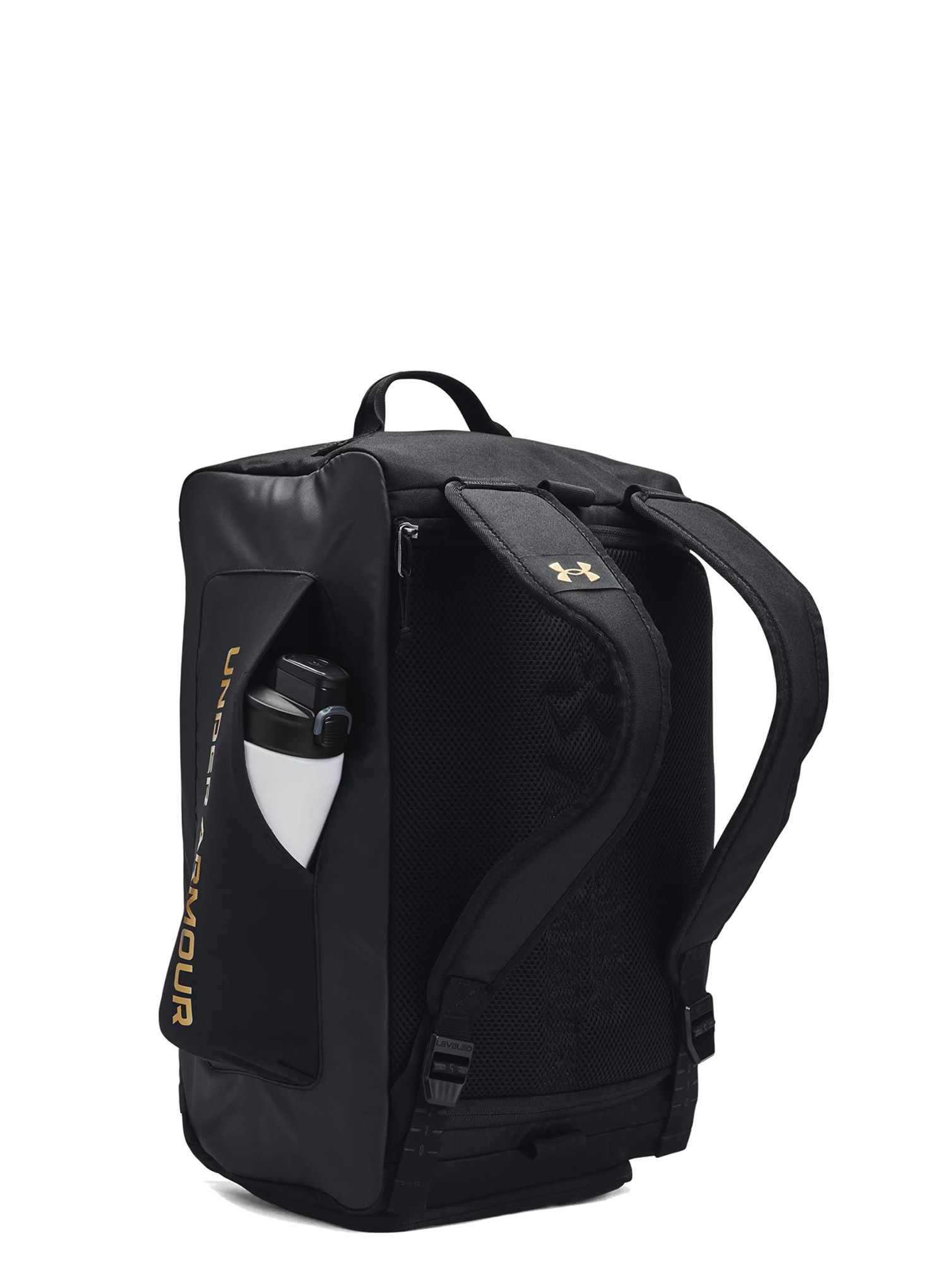 Torba Under Armour Contain Duo Small BP Duffle - black/metallic gold
