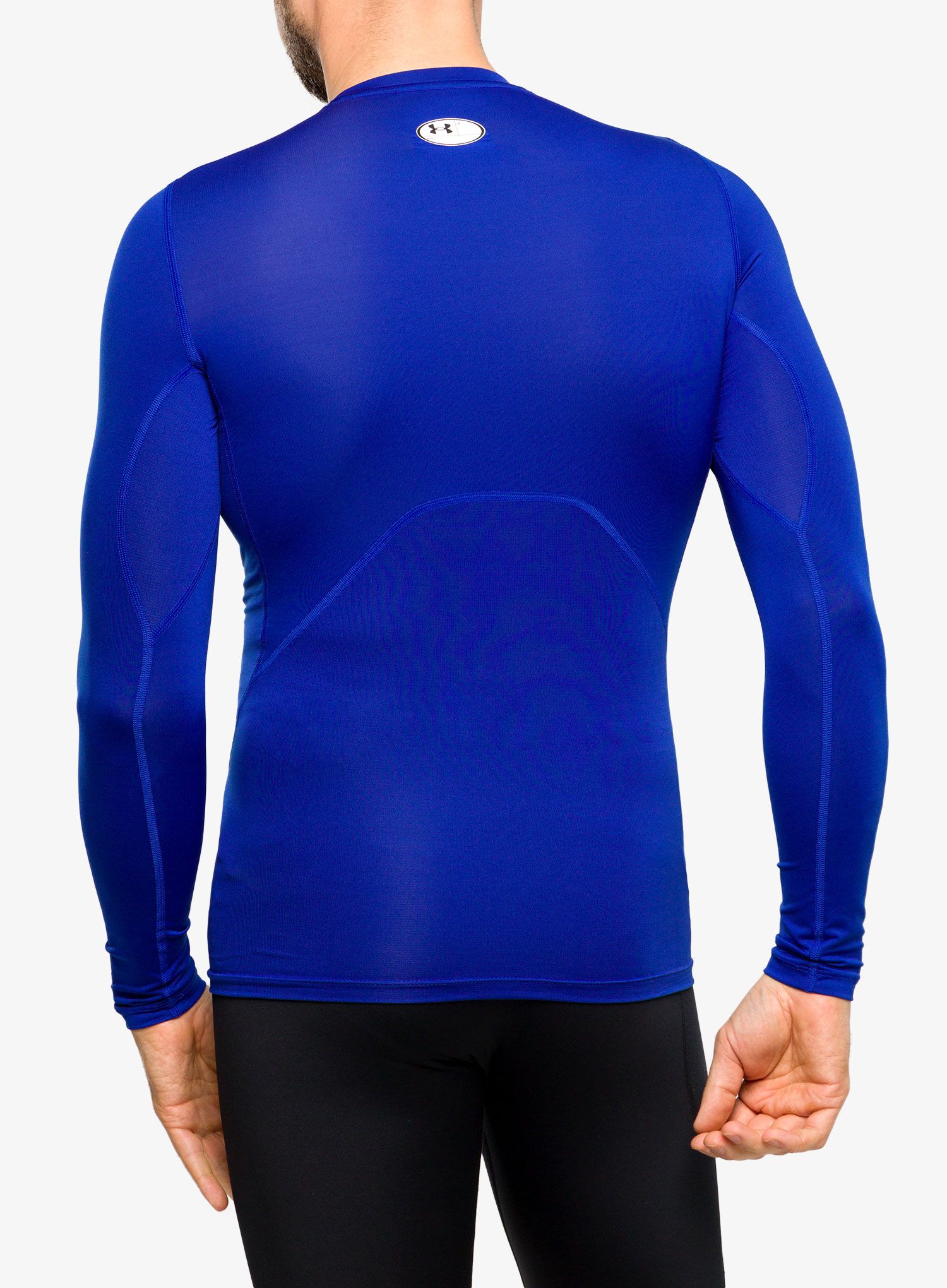 Termo flis jopa Under Armour HG Armour Comp LS - royal/white