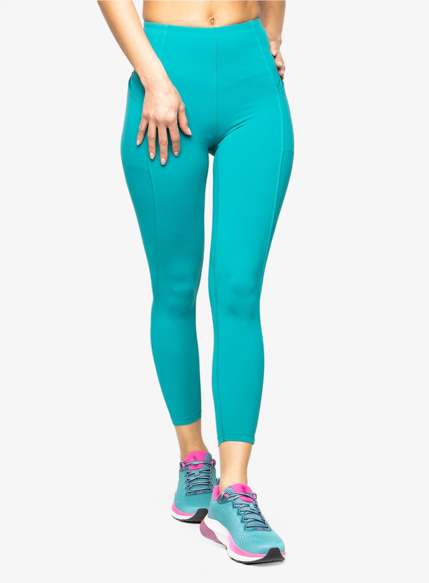 Ženske pajkice Under Armour Meridian Ankle Leg Pintuk - coastal teal/metallic silver