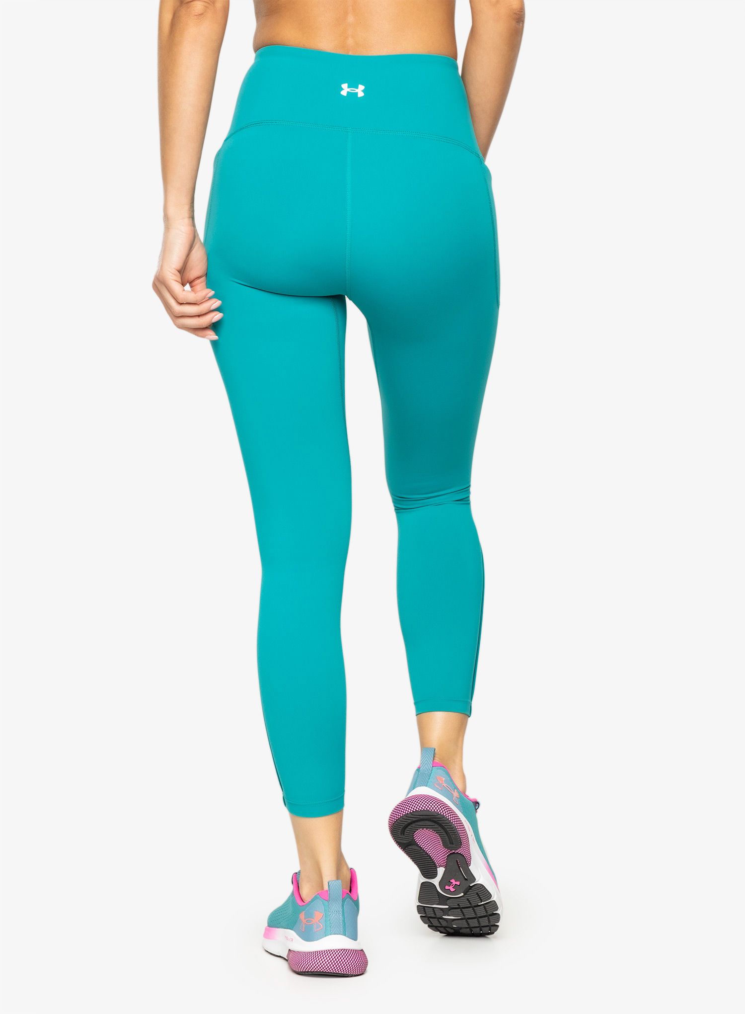 Ženske pajkice Under Armour Meridian Ankle Leg Pintuk - coastal teal/metallic silver