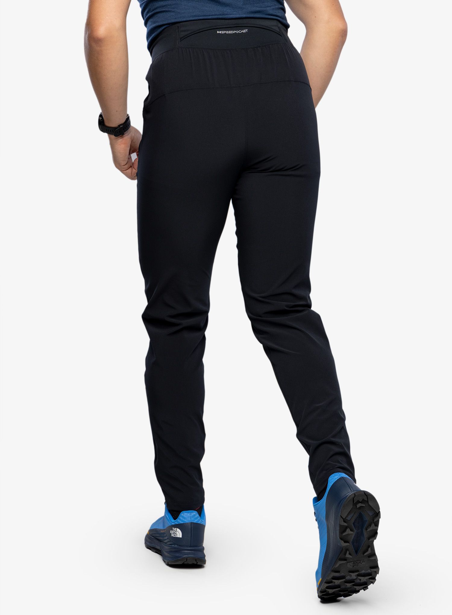 Hlače Under Armour OutRun The Storm Pants - black/black/reflective