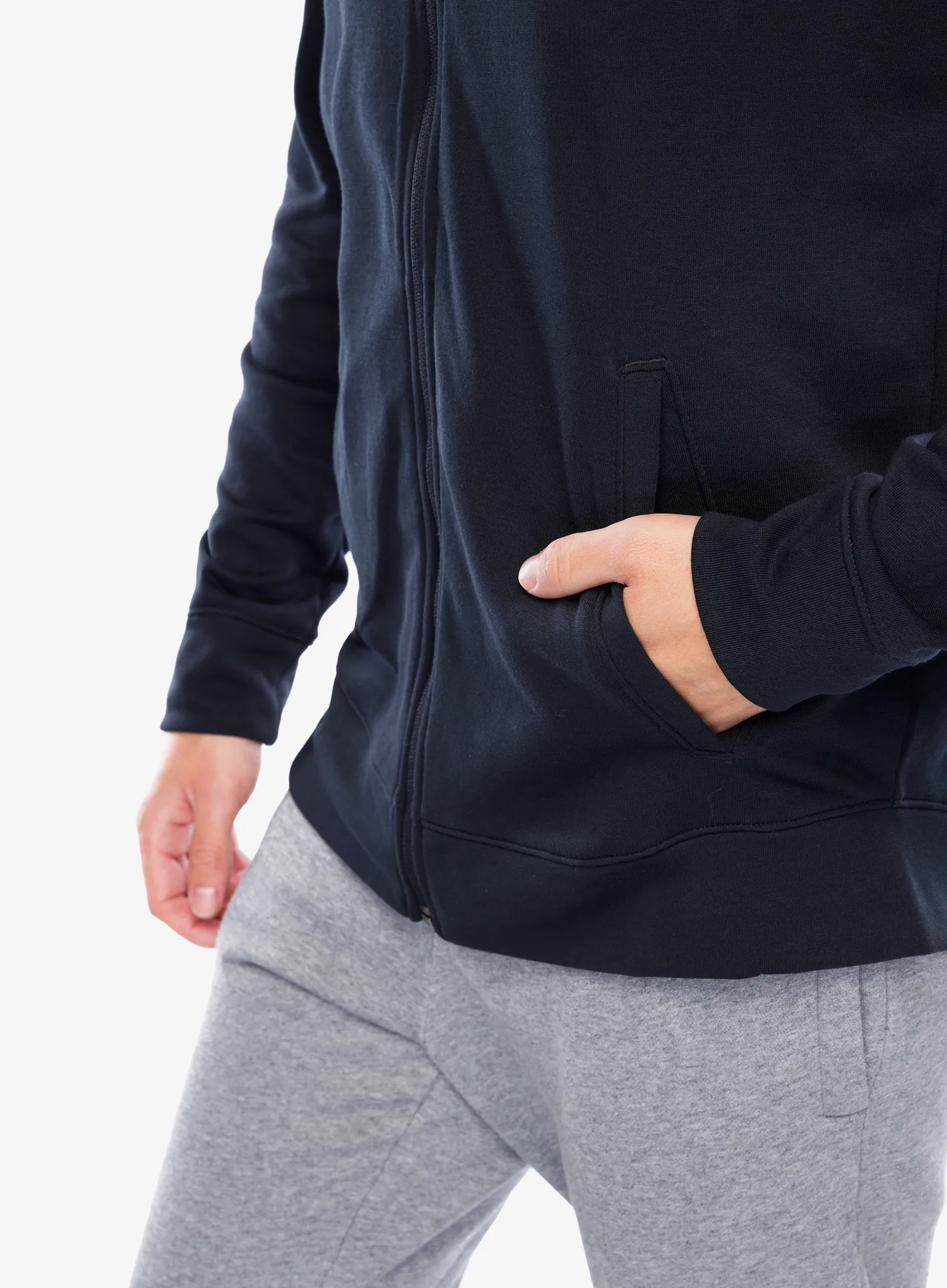 Jopica s kapuco Under Armour Rival Terry Full-Zip - black/onyx white