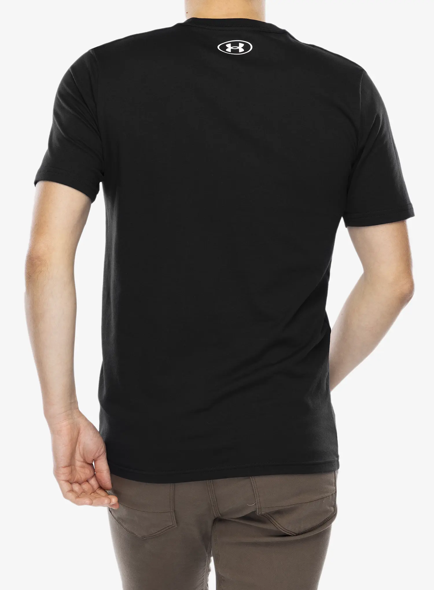 Bombažna majica Under Armour UA Logo Short Sleeve - black/white