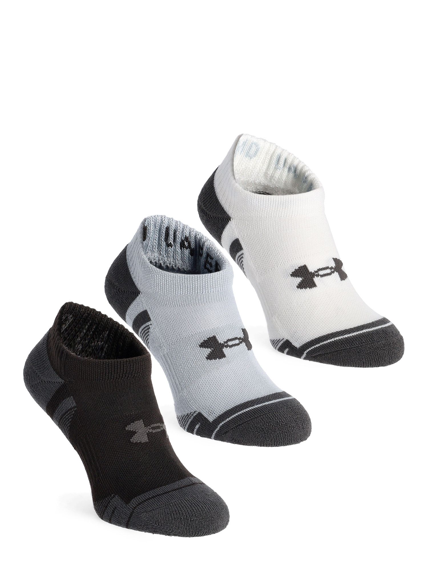 Nogavice Under Armour UA Performance Tech 3-Pack No Show - mod gray/white/jet gray