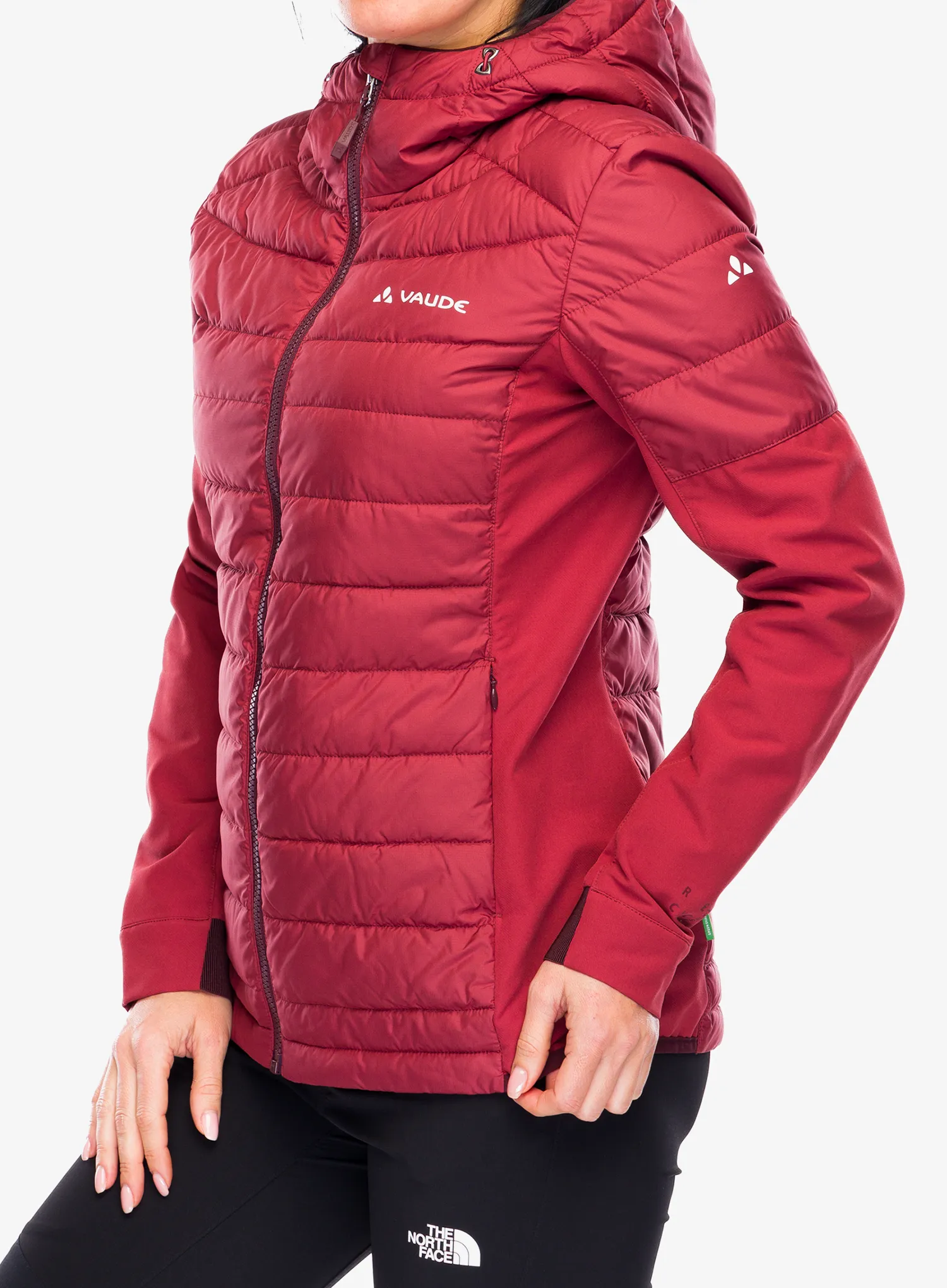 Ženska hibridna jakna Vaude Elope Hybrid Jacket - redeva