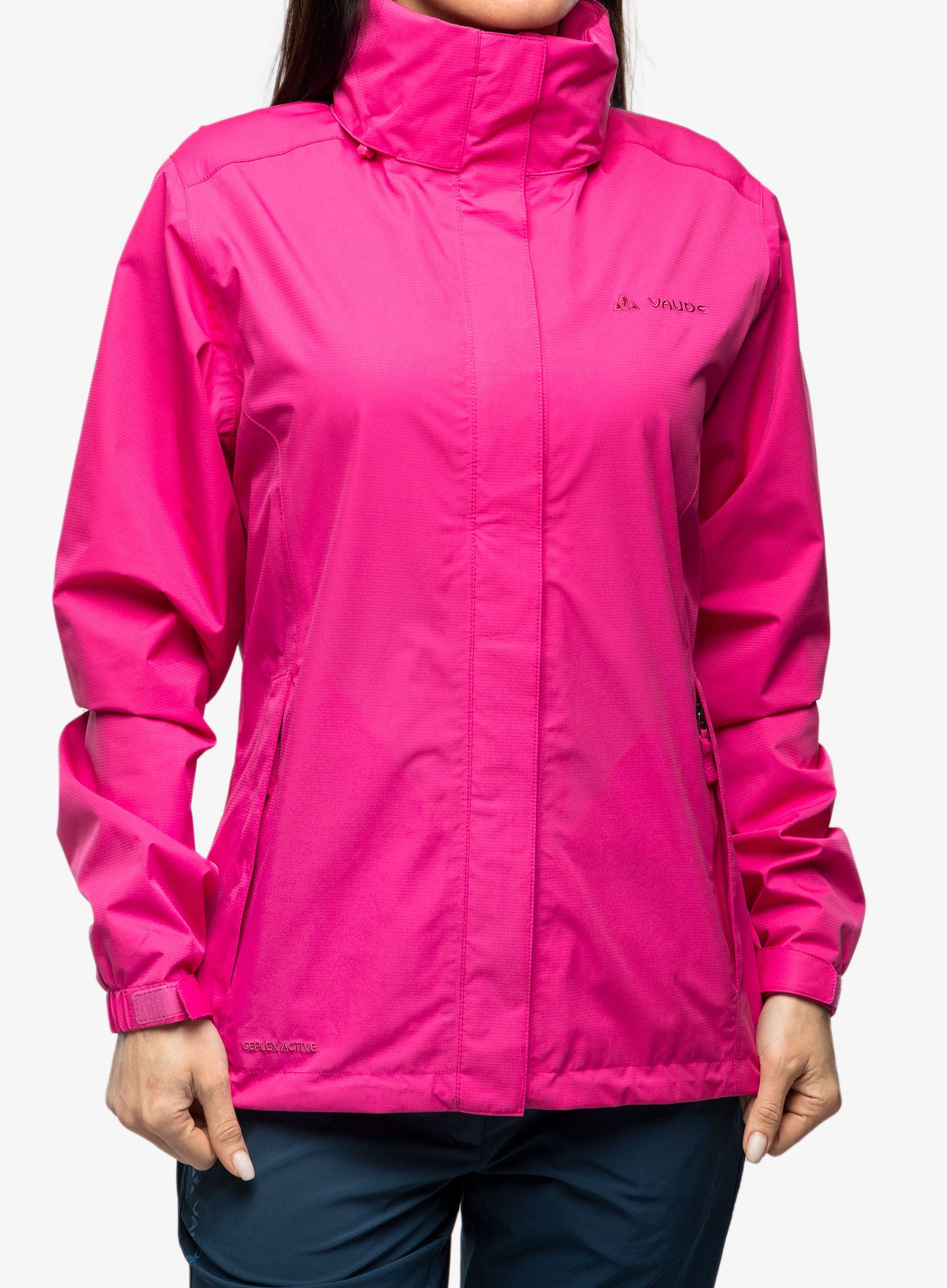 Ženska nepremočljiva jakna Vaude Escape Light Jacket - lychee