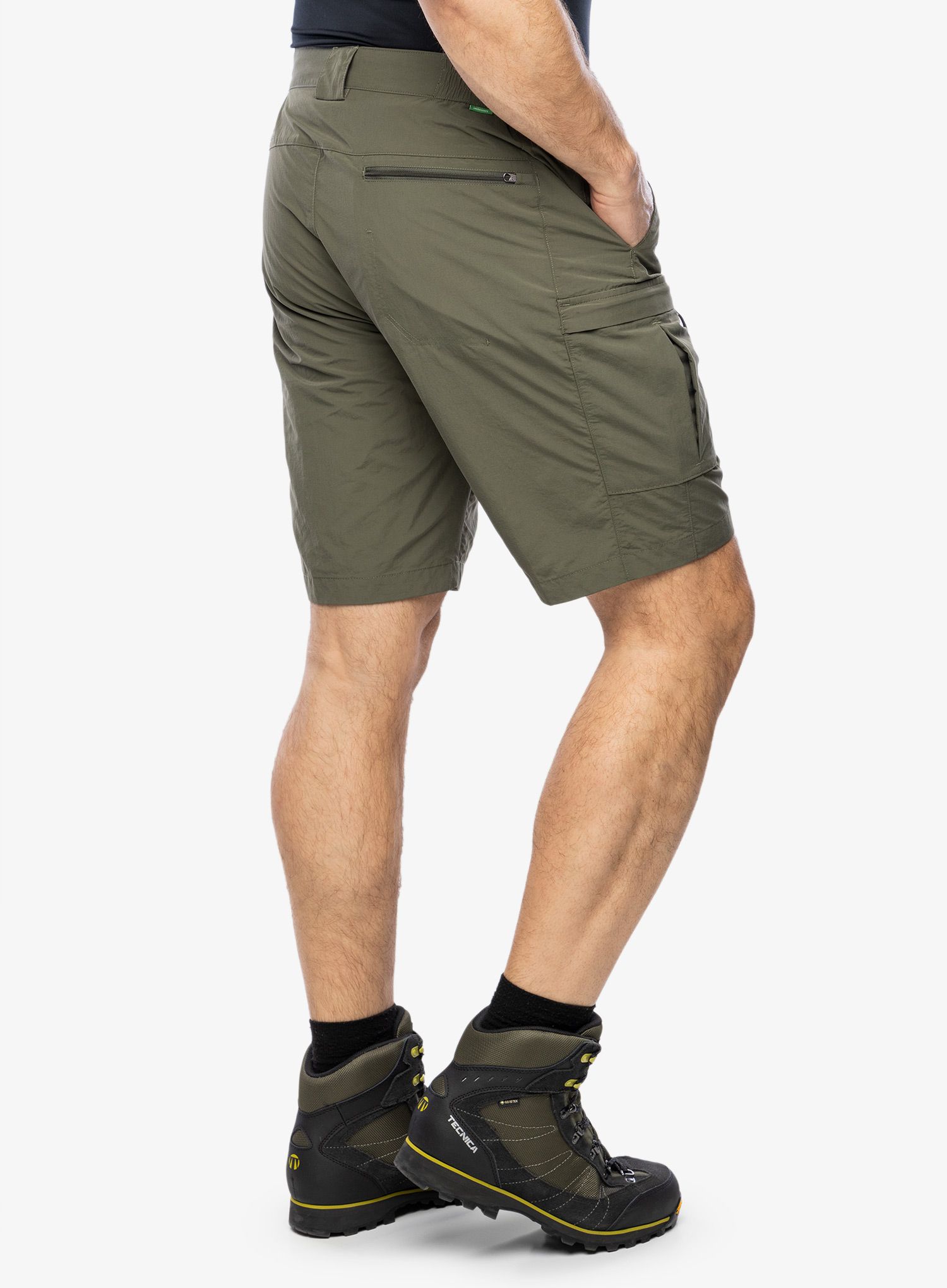 Pohodniške kratke hlače Vaude Farley Bermuda V - khaki uni