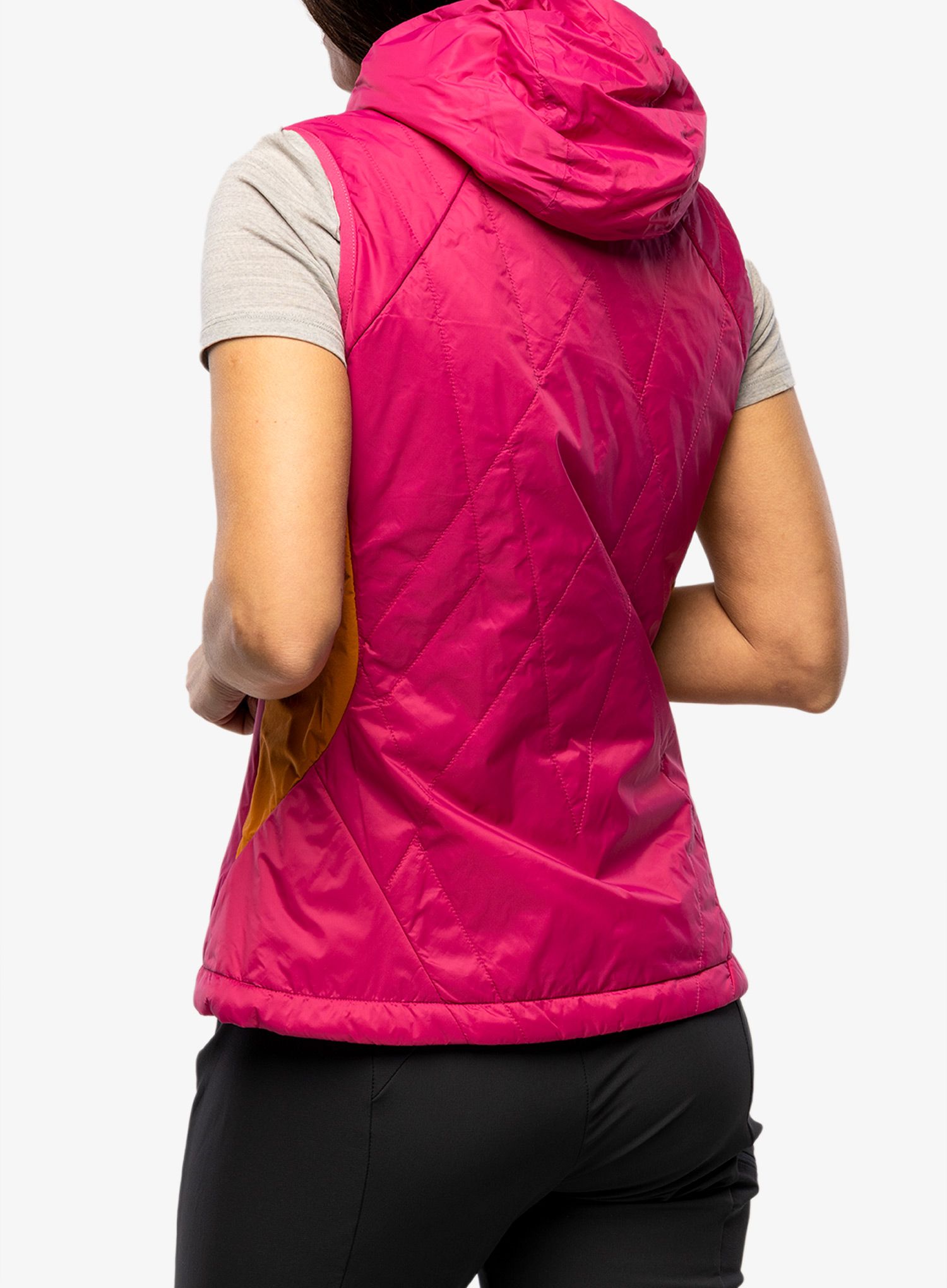 Ženski brezrokavnik Vaude Freney Hybrid Vest IV - lychee