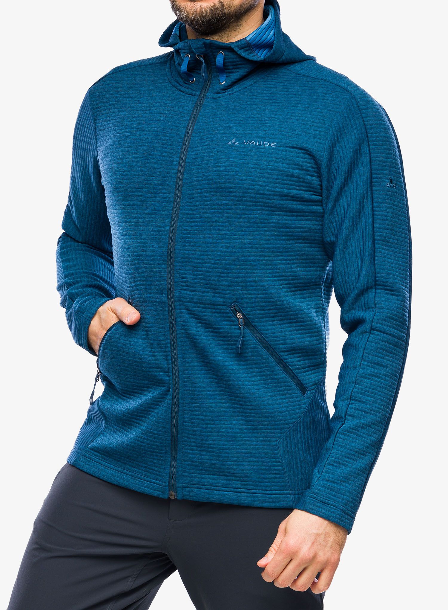 Flis Vaude Hemsby Jacket II - dark sea