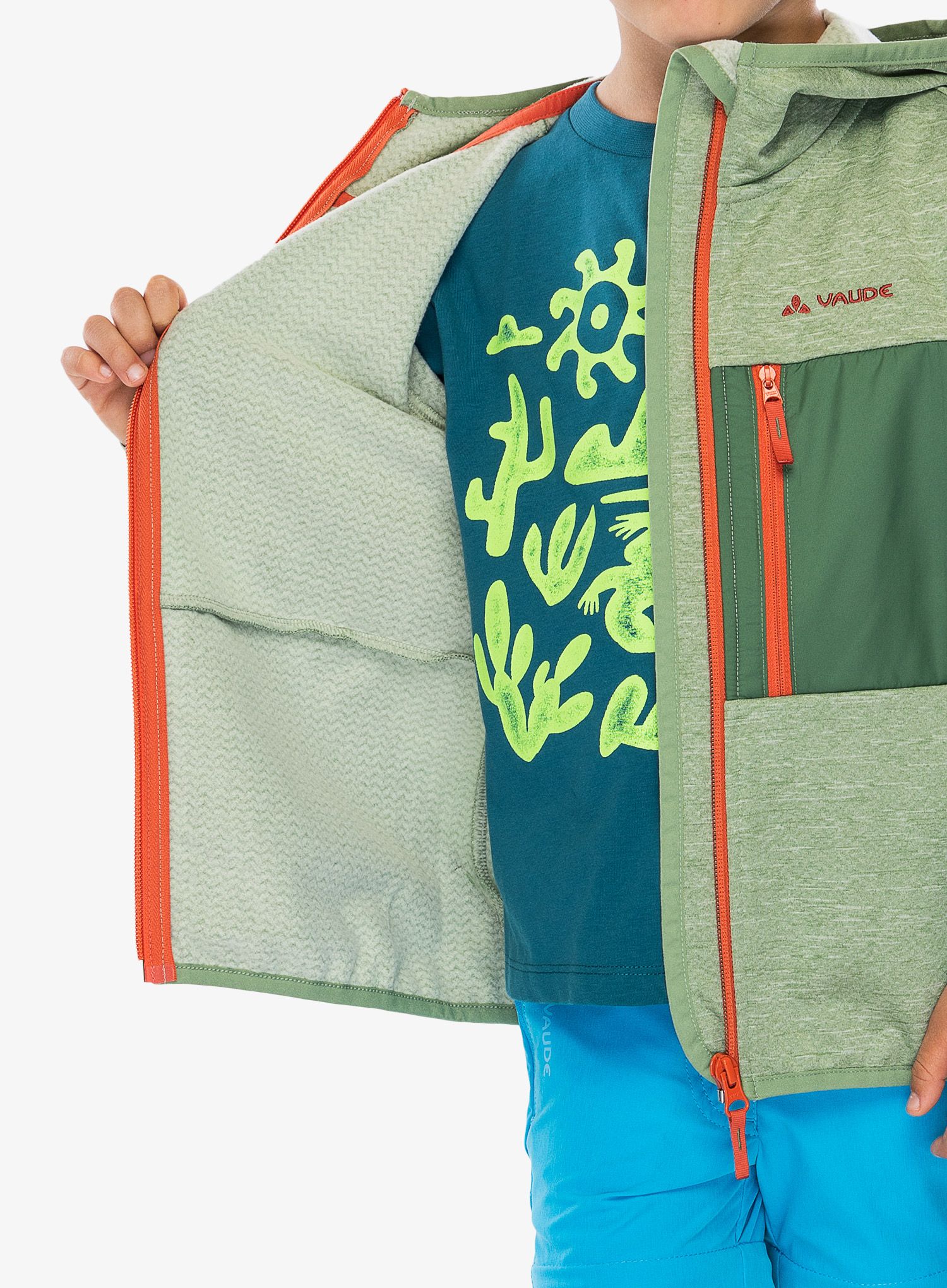 Otroška jopica Vaude Kikimora Jacket - willow green