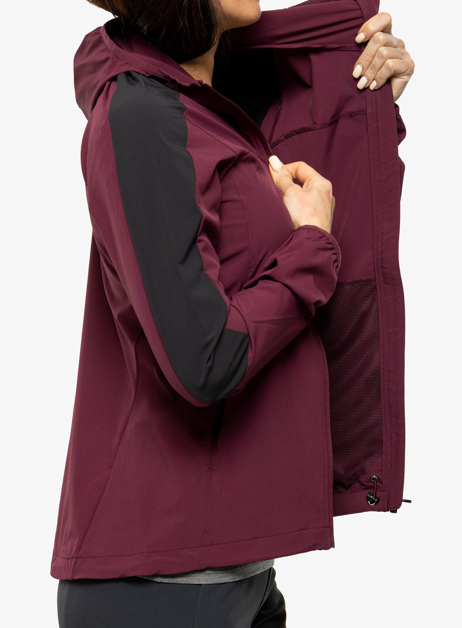 Ženska softshell jakna Vaude Moab Jacket IV - cassis