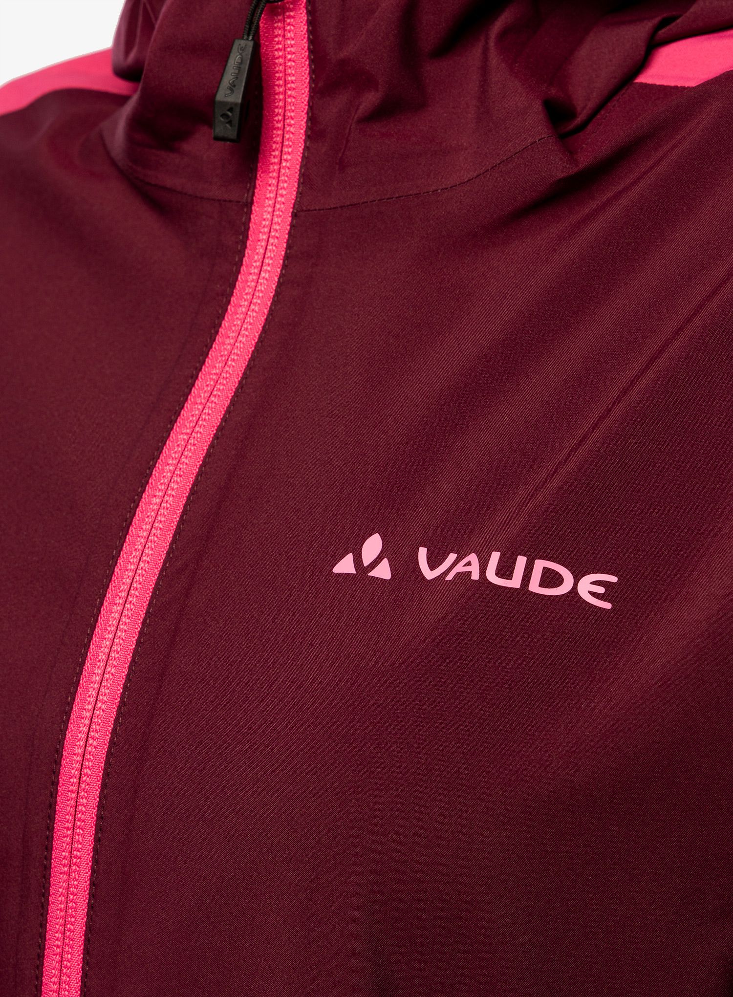 Ženska nepremočljiva jakna Vaude Moab Rain Jacket II - cassis