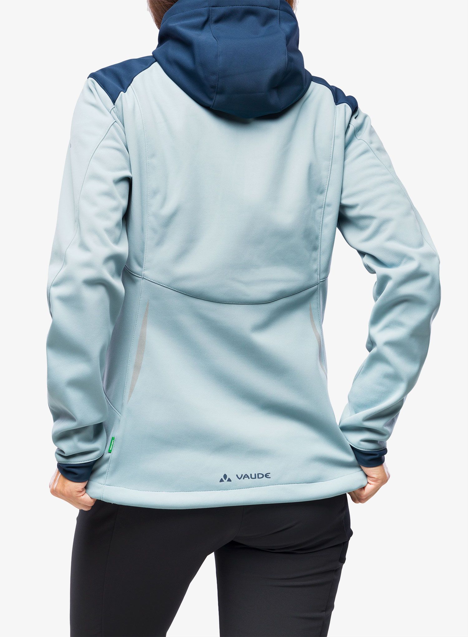 Ženska kolesarska jakna Vaude Qimsa Softshell Jacket - cloudy blue