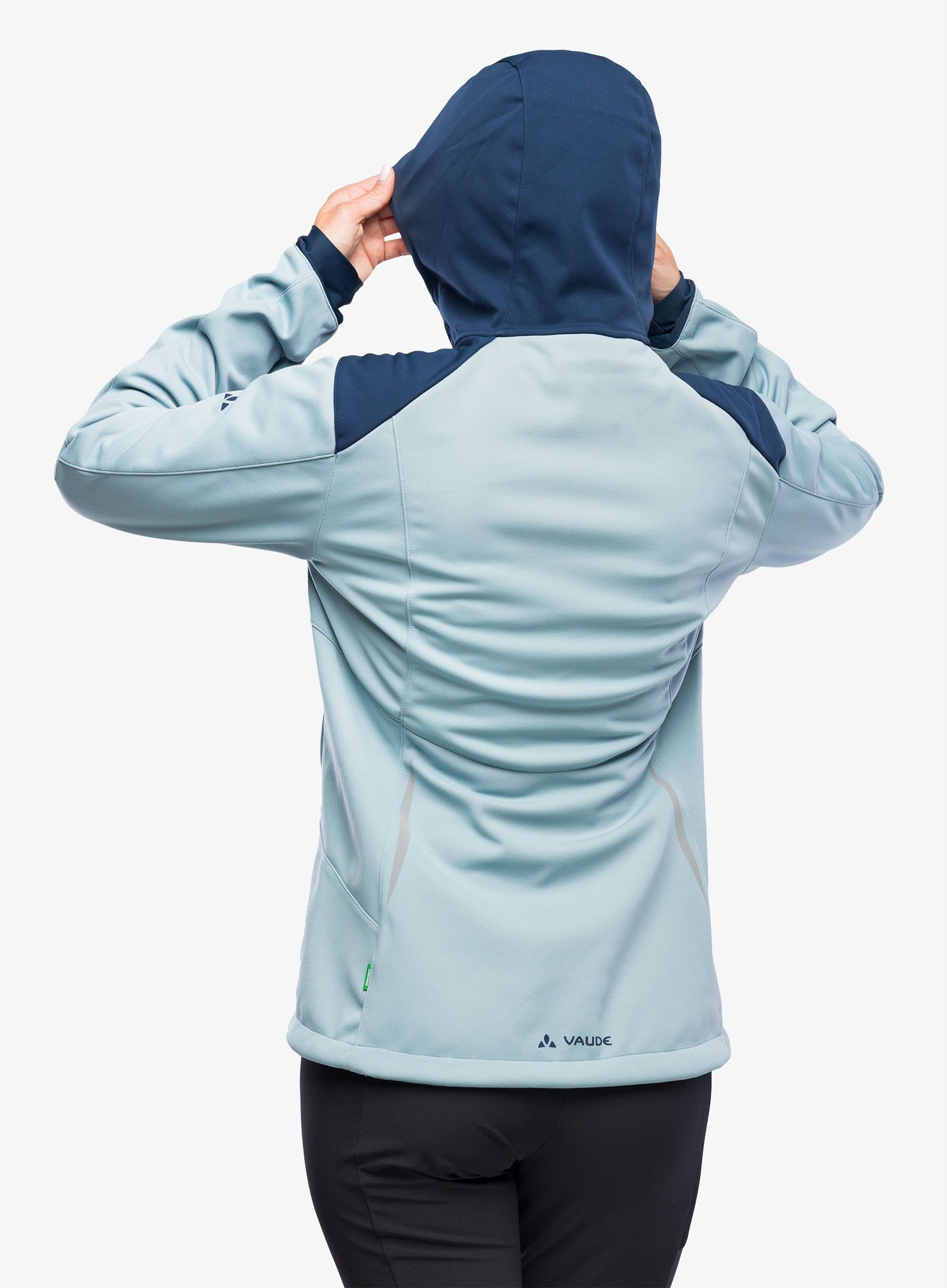 Ženska kolesarska jakna Vaude Qimsa Softshell Jacket - cloudy blue