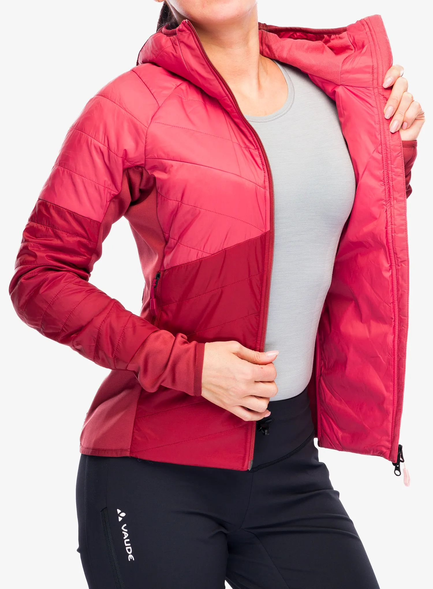 Ženska sintetična jakna Vaude Sesvenna Jacket IV - redeva