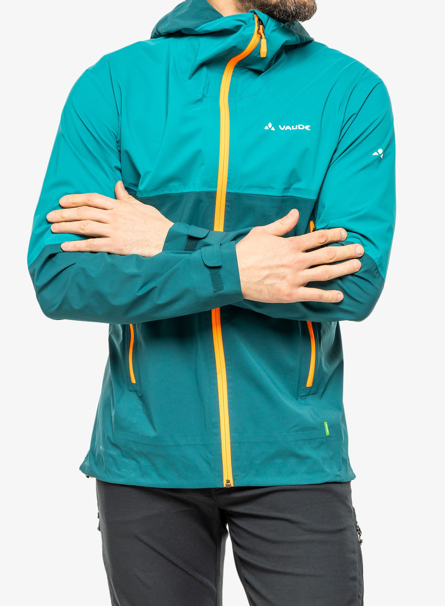 Nepremočljiva jakna Vaude Simony 2,5L Jacket IV - mallard green