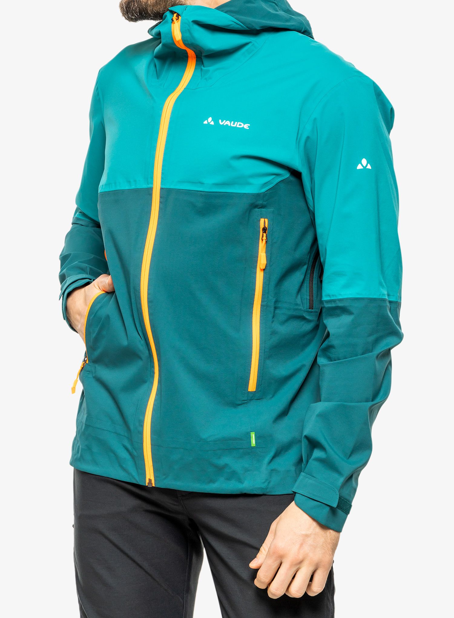 Nepremočljiva jakna Vaude Simony 2,5L Jacket IV - mallard green