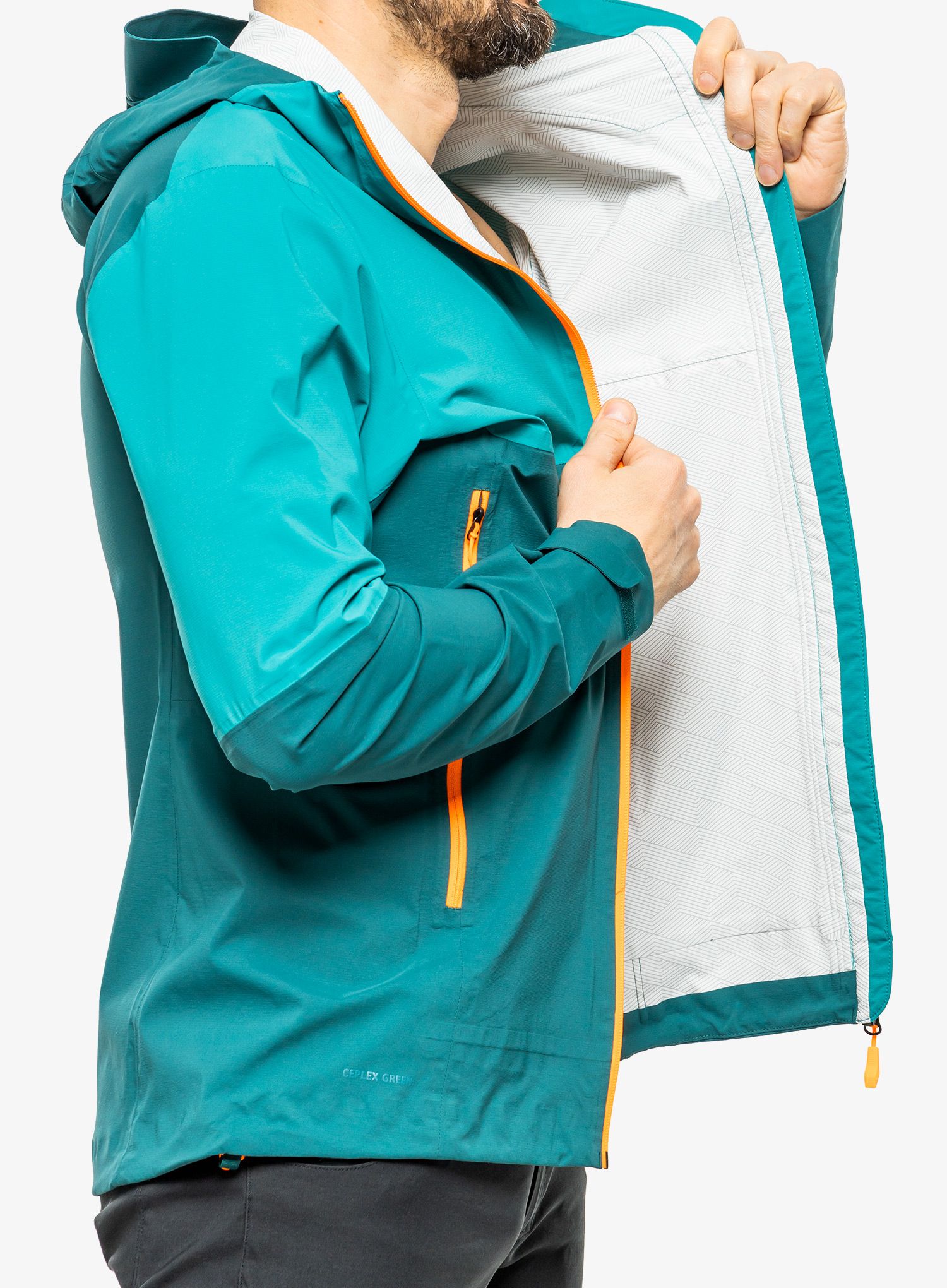 Nepremočljiva jakna Vaude Simony 2,5L Jacket IV - mallard green