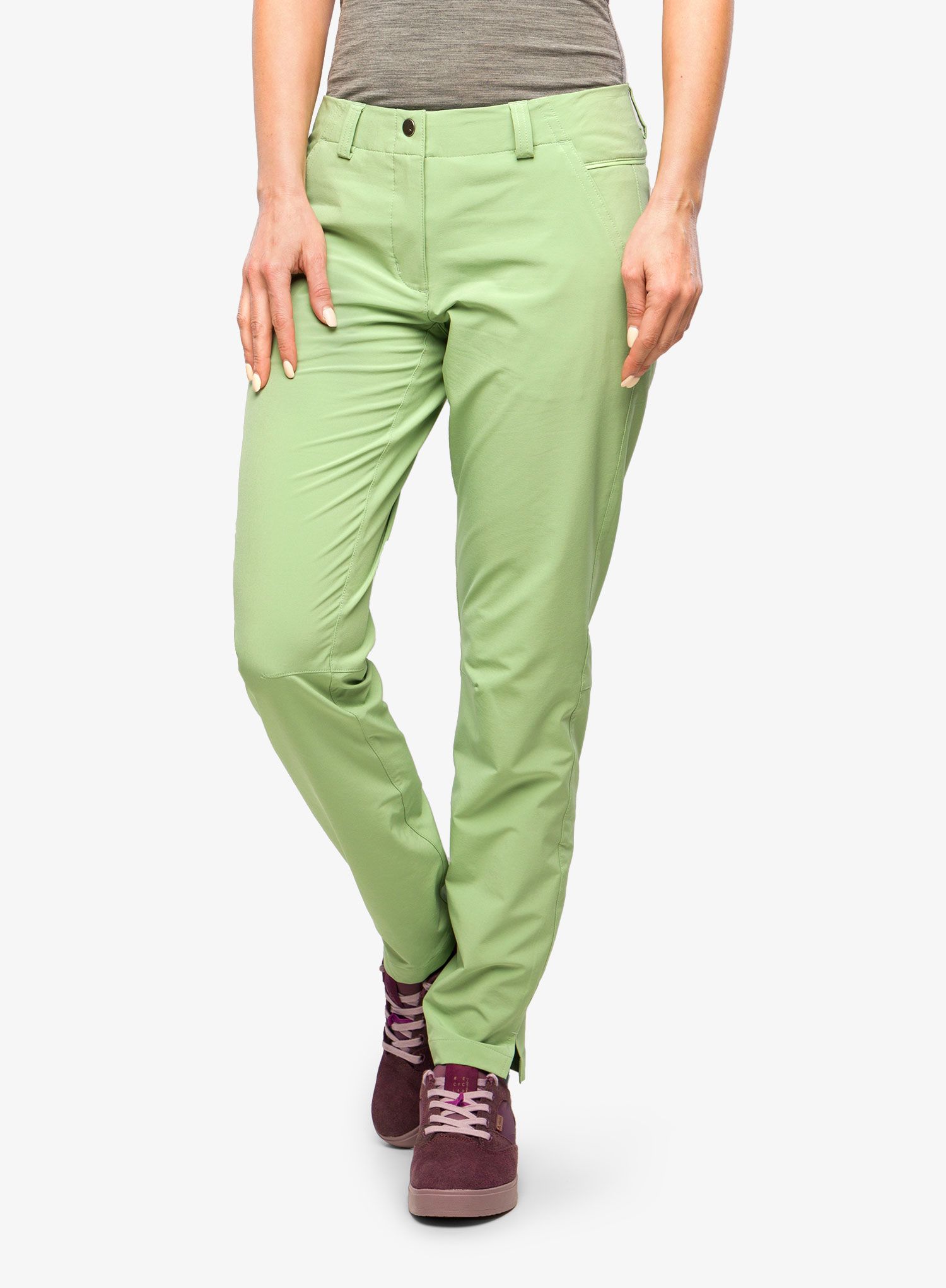 Ženske pohodniške hlače Vaude Skomer Pants II - willow green