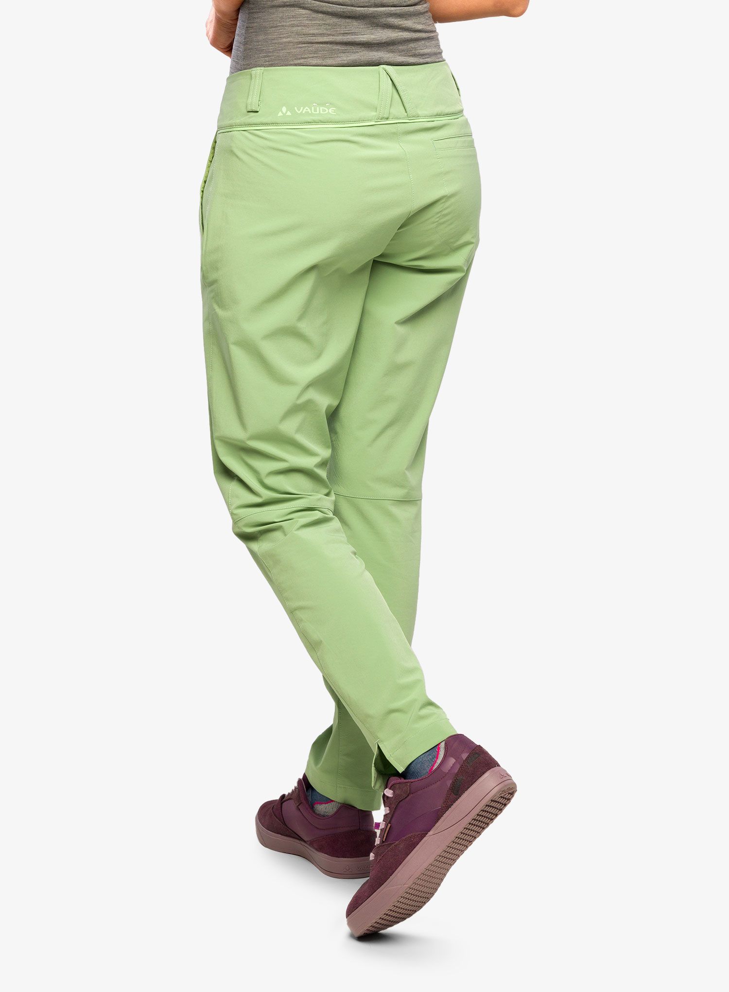 Ženske pohodniške hlače Vaude Skomer Pants II - willow green