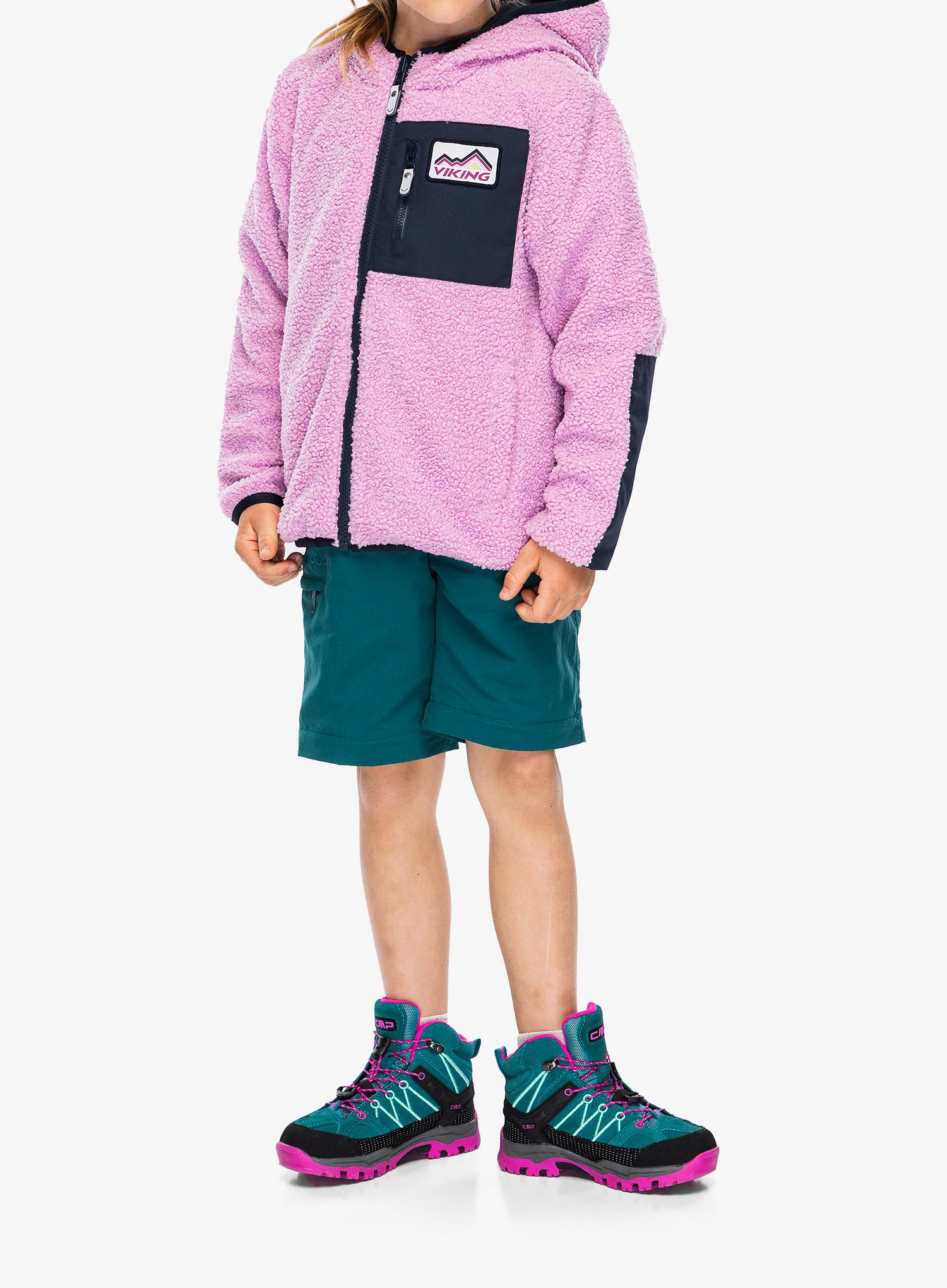 Otroška jakna Viking Play Reversible Pilejacket - lavender