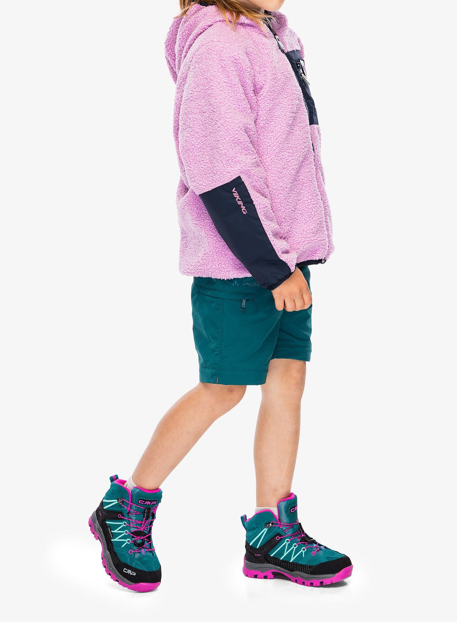 Otroška jakna Viking Play Reversible Pilejacket - lavender