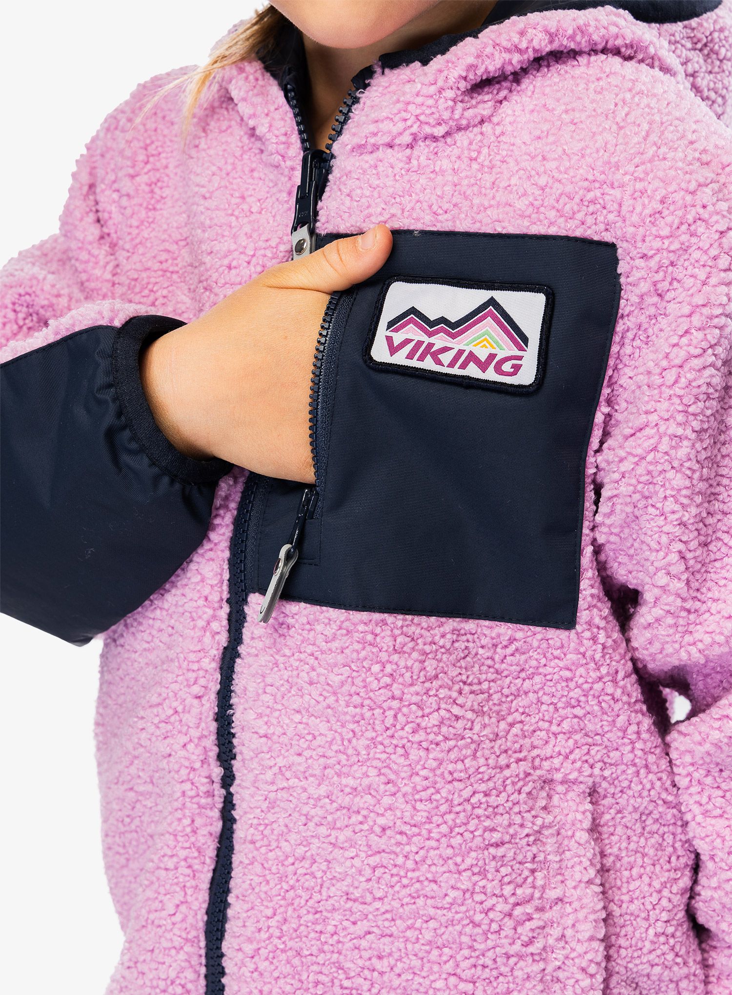 Otroška jakna Viking Play Reversible Pilejacket - lavender