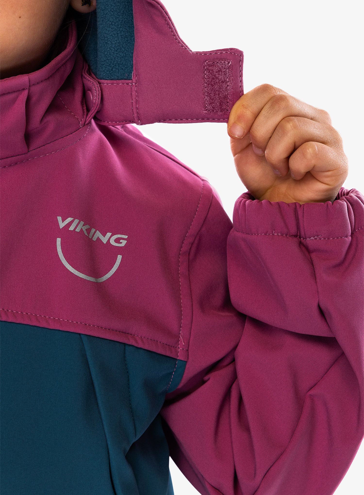 Otroška jakna Viking Play Softshell Jacket - plum