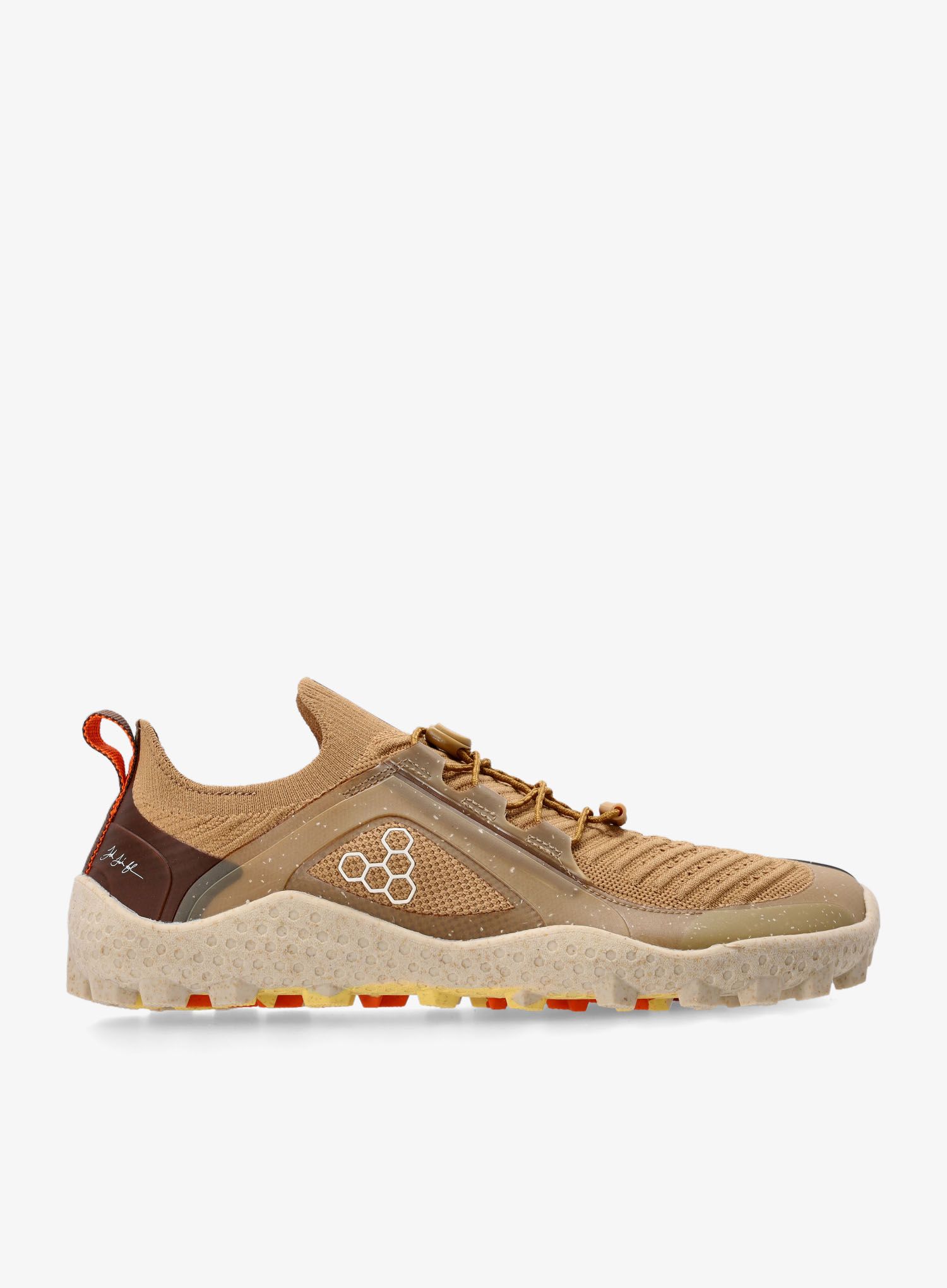 Trail tekaški čevlji Vivobarefoot Primus Trail Knit SG JJF - bone brown