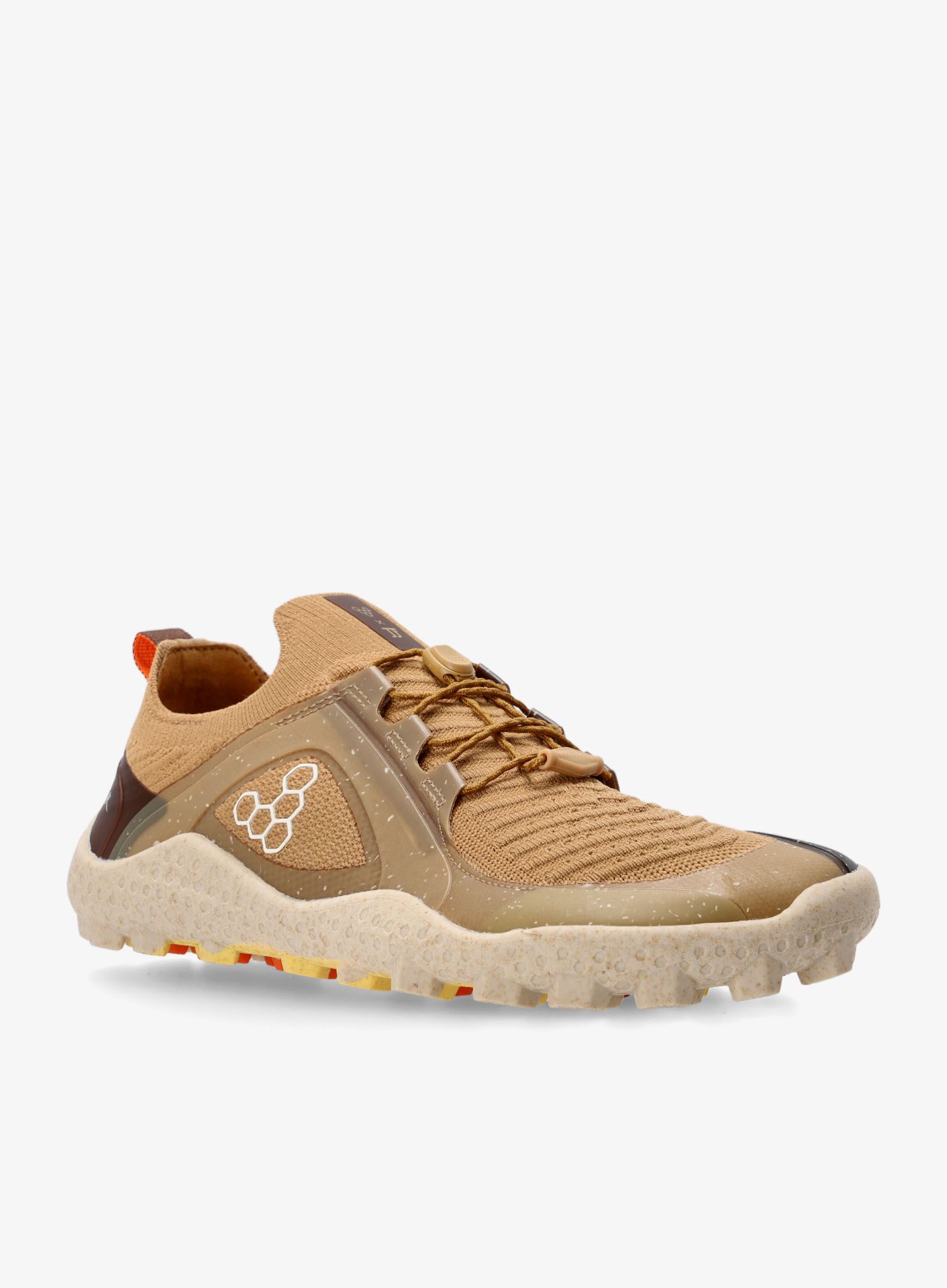 Trail tekaški čevlji Vivobarefoot Primus Trail Knit SG JJF - bone brown